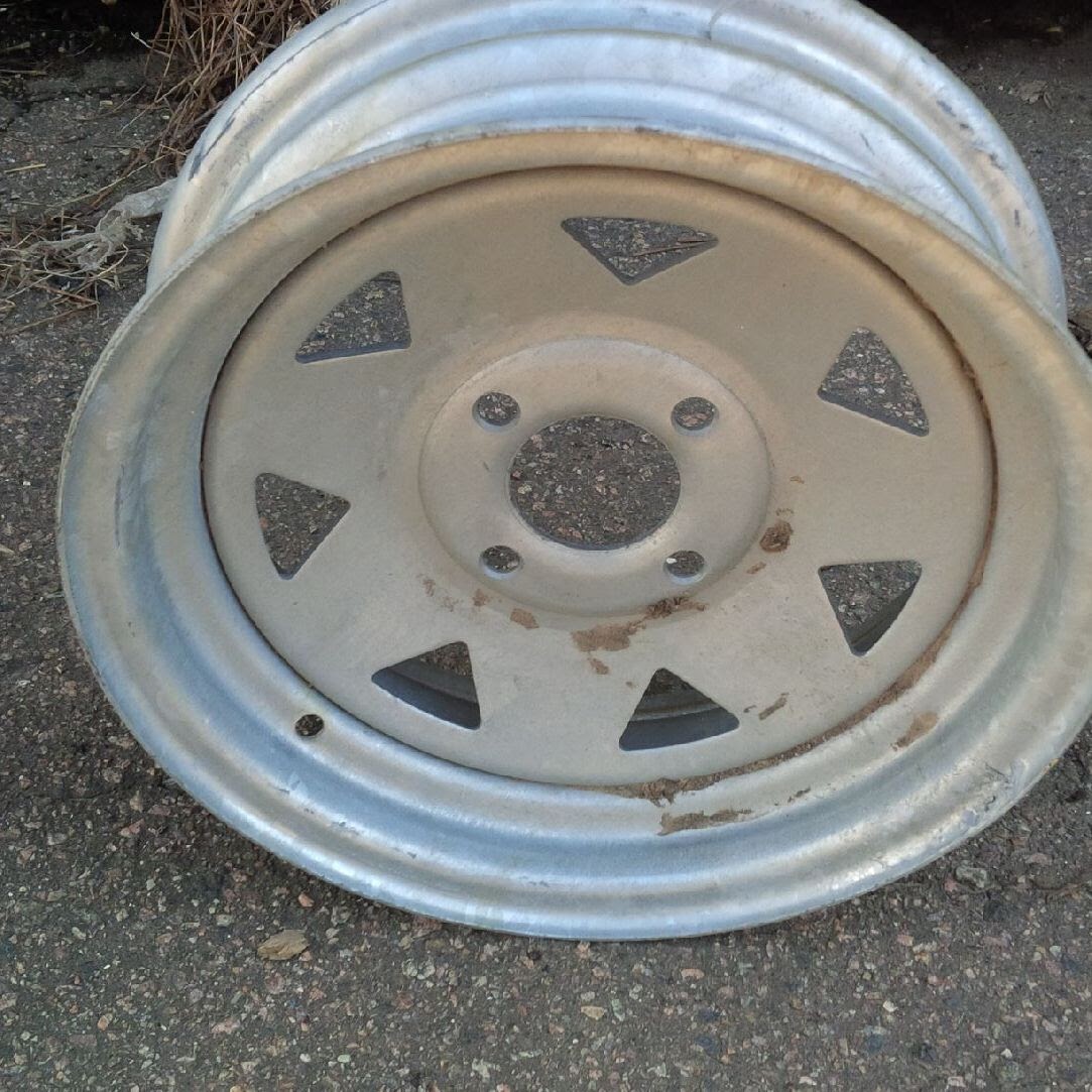 13''D x 4.5''W Spoked Trailer Wheel 002190(SIS)
