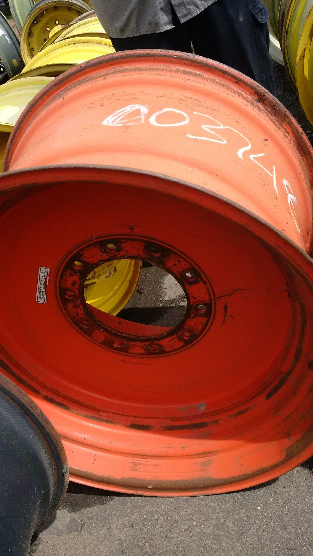 30''D x 20''W Formed Plate Wheel 003748-Z