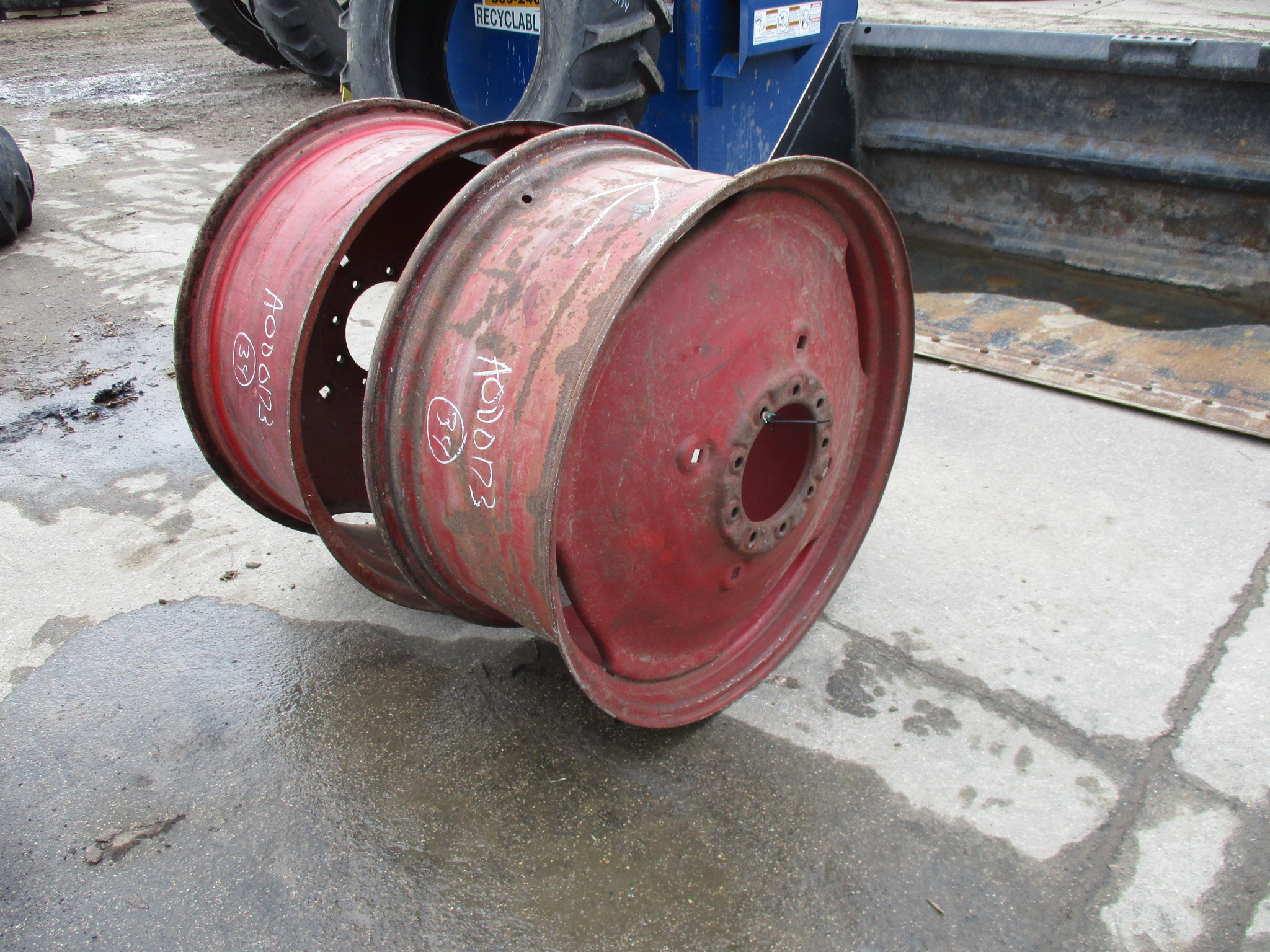 34''D x 15''W Formed Plate Wheel A000173