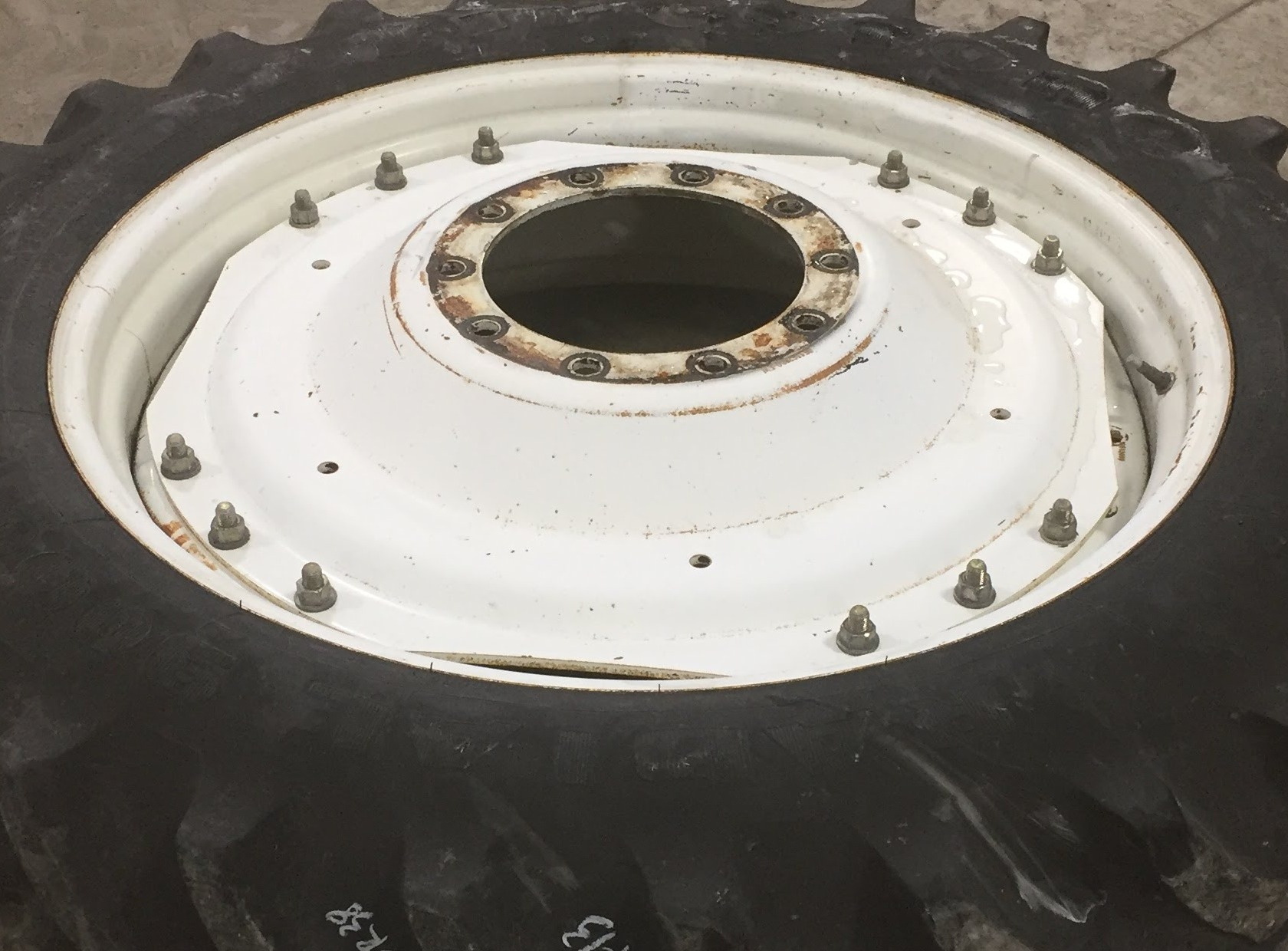 38''D x 10''W Waffle Wheel (Groups of 3 bolts) Wheel WT005443RIM