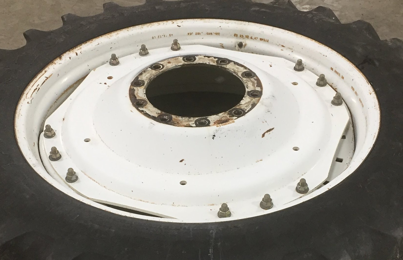 38''D x 10''W Waffle Wheel (Groups of 3 bolts) Wheel WT005444RIM