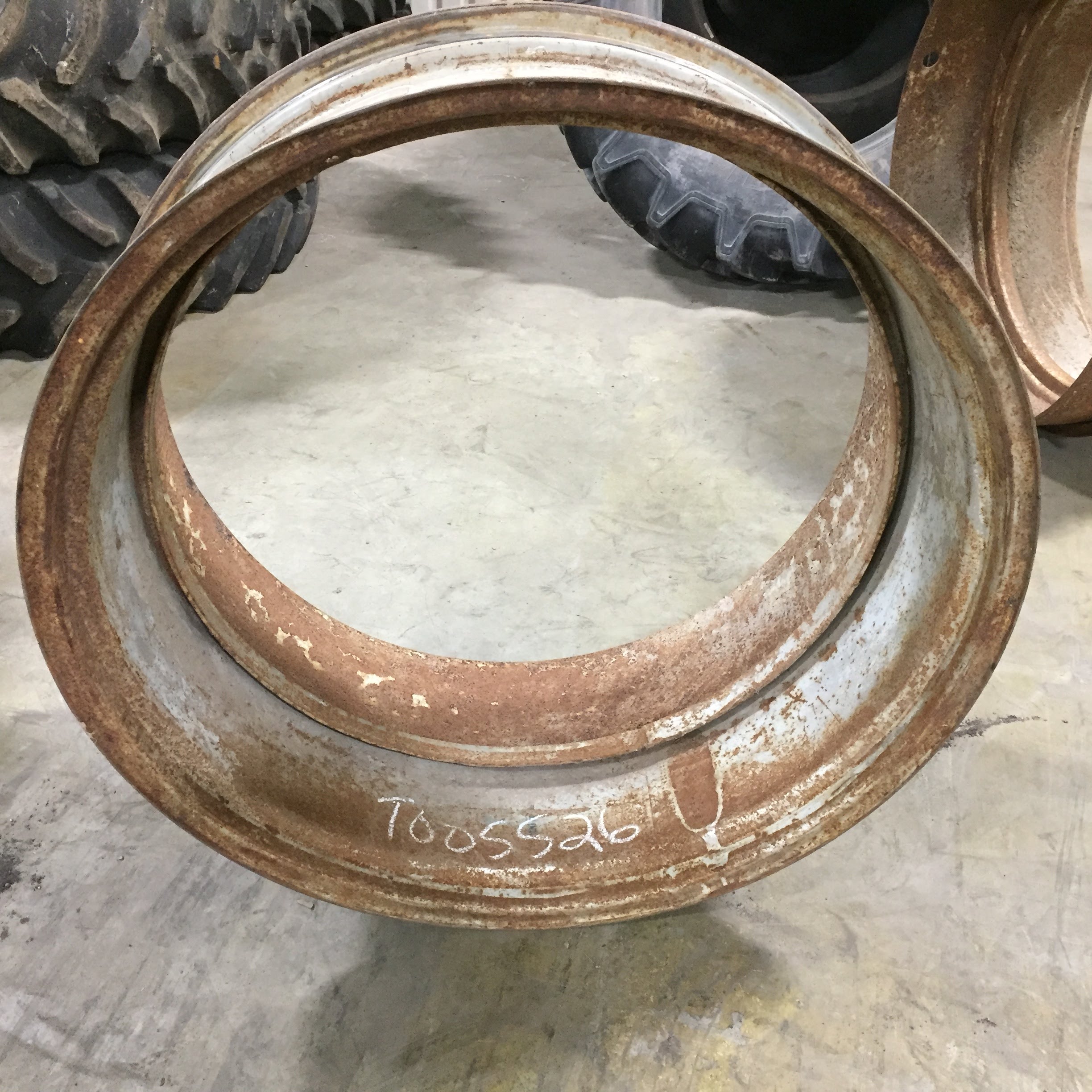 38''D x 12''W Band Dual "L" Rail w/8" band Wheel T005526