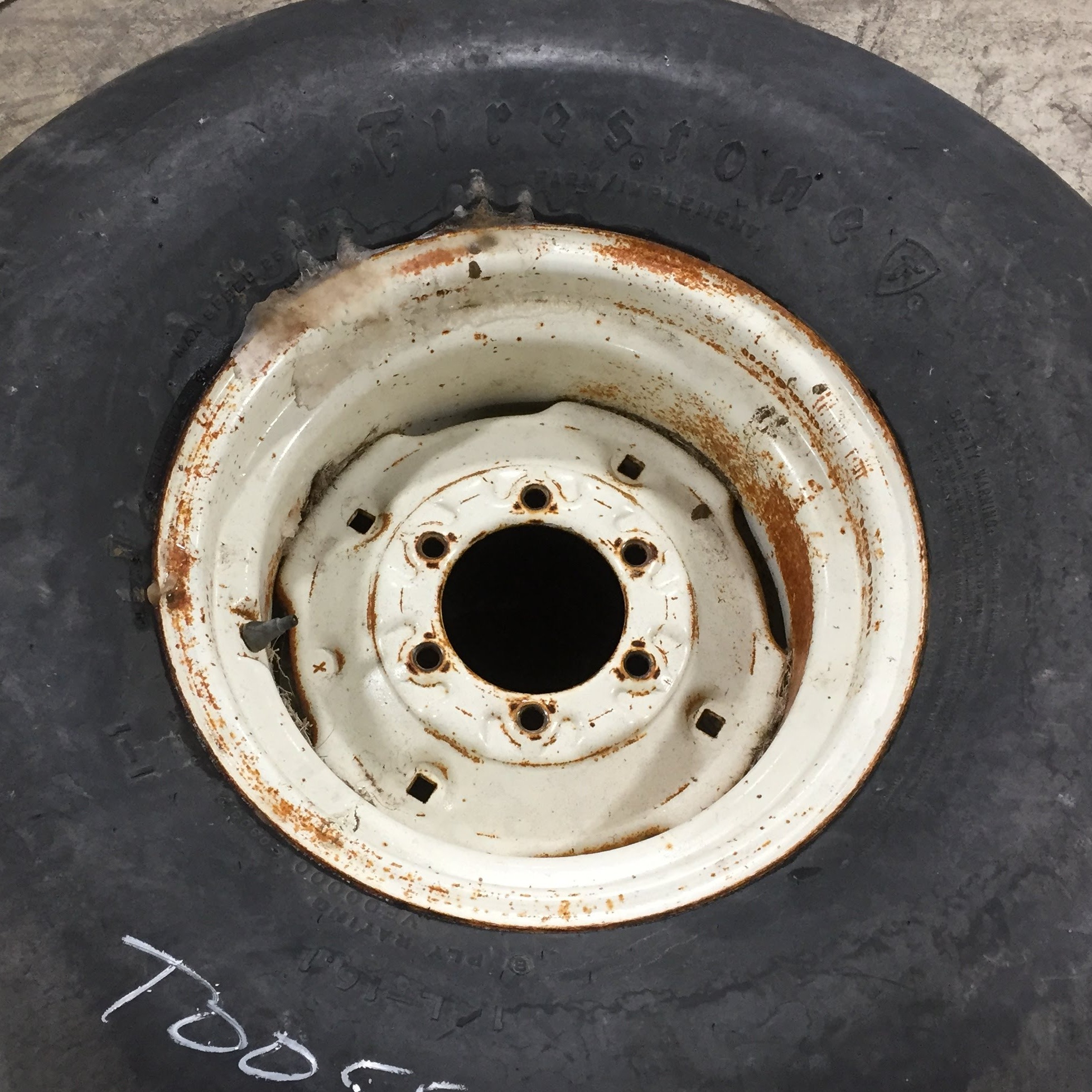 16.1''D x 11''W Stamped Plate Wheel WT005539