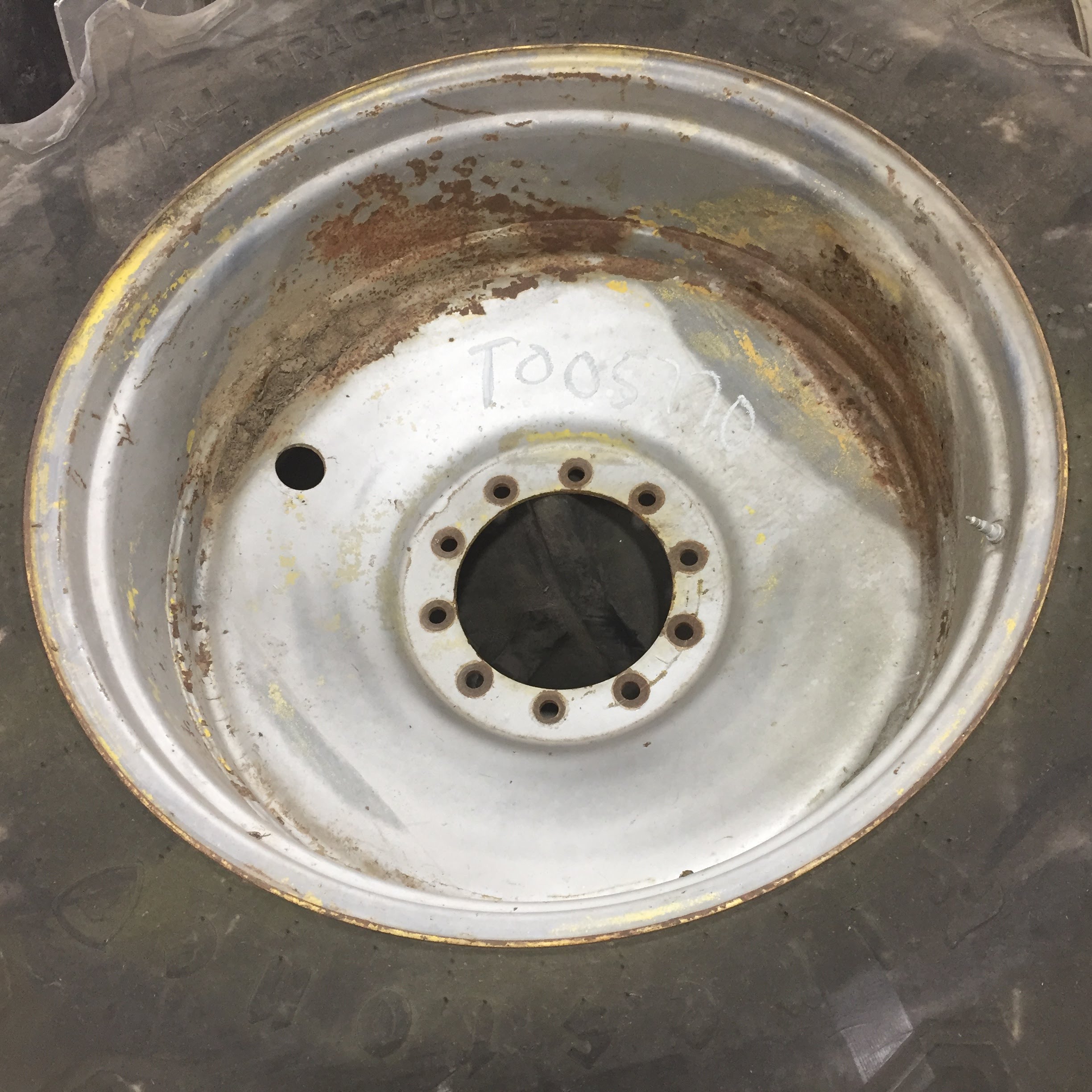 38''D x 18''W Formed Plate W/Weight Holes Wheel T005770