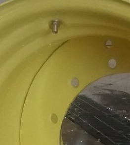 26''D x 25''W Flat Plate Wheel T001501-Z