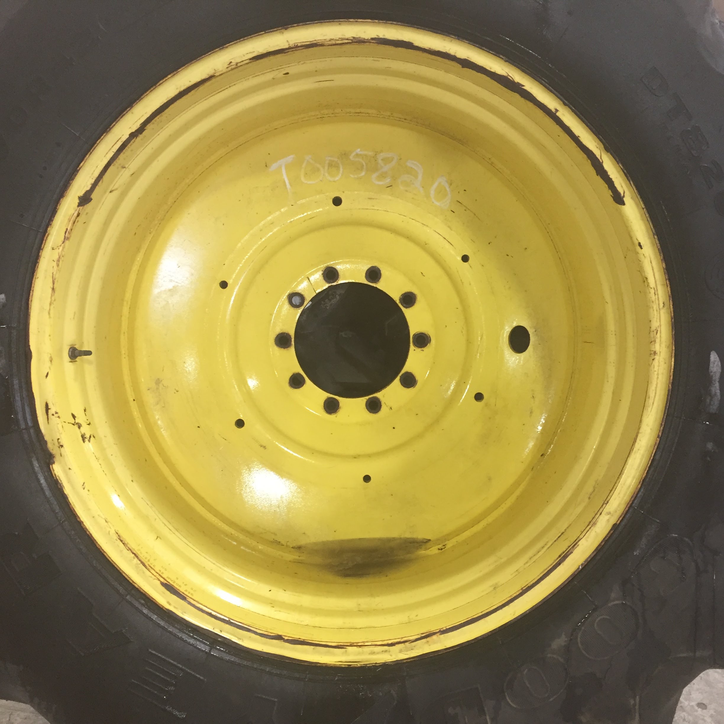 42''D x 20''W Formed Plate W/Weight Holes Wheel T005820