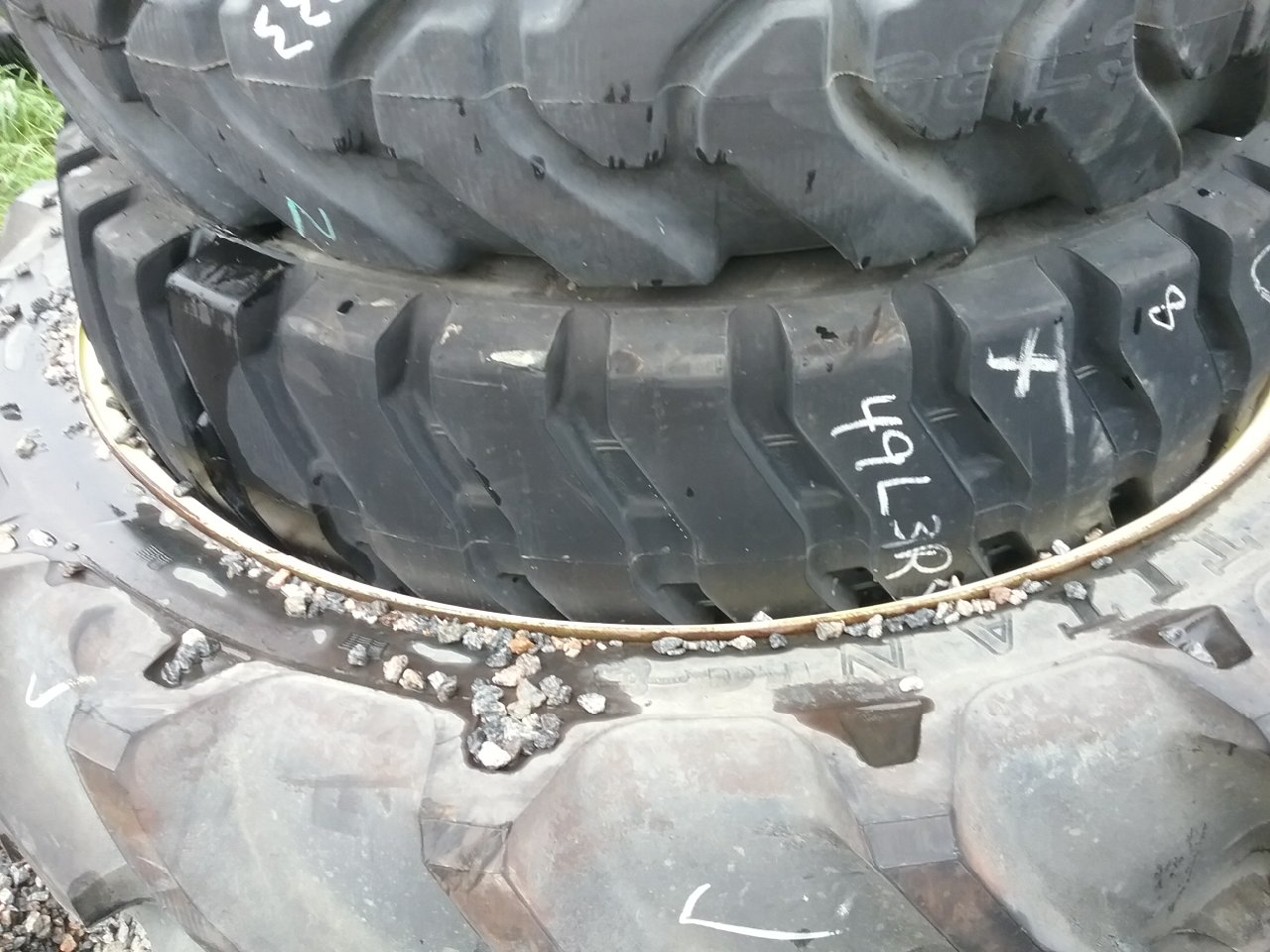 14.00/-24 Titan Farm Super Rigger TG E-3/L-3 Tire-Wheel Assembly 49L3R4ASSY