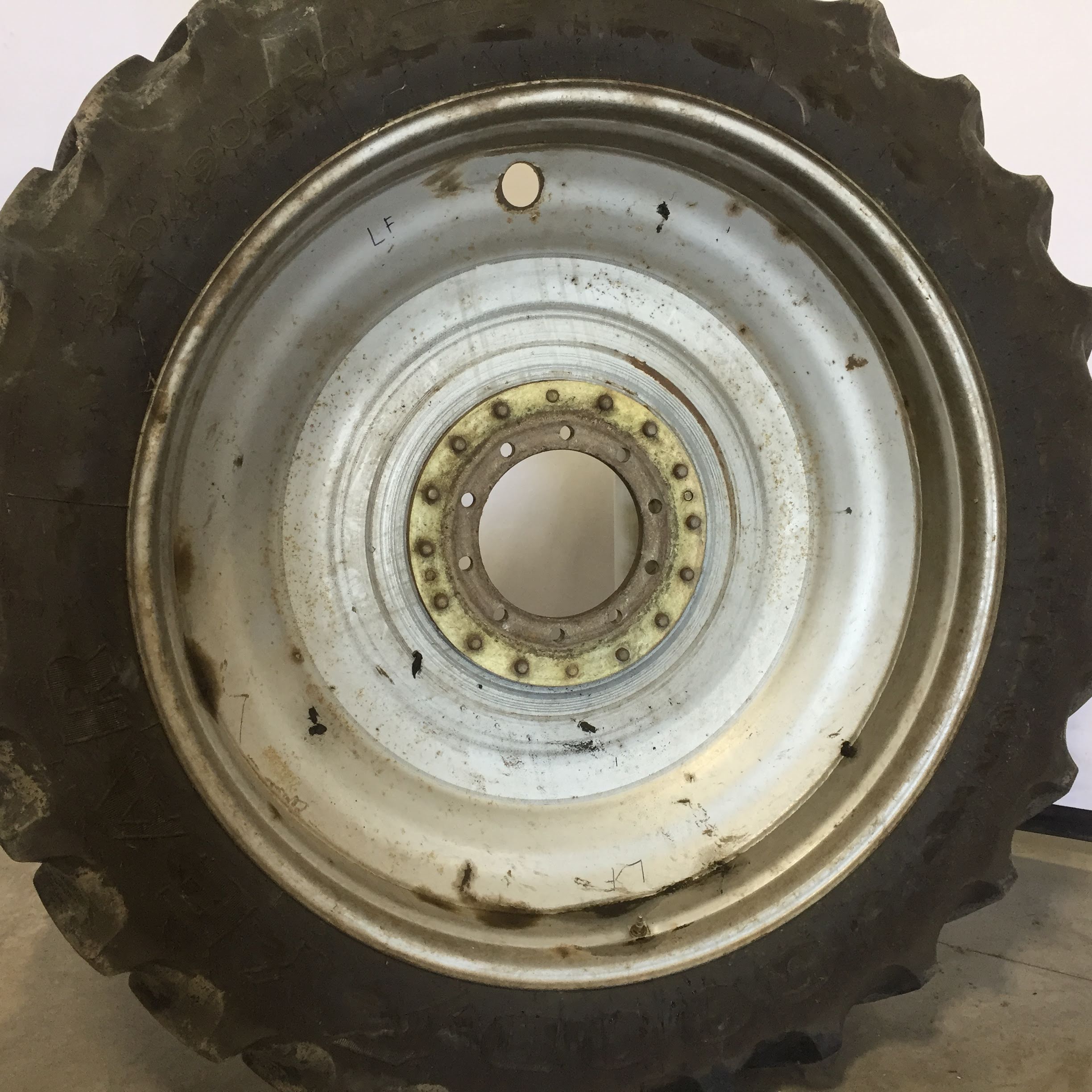 50''D x 10''W Spun Disc Sprayer Wheel WT006098