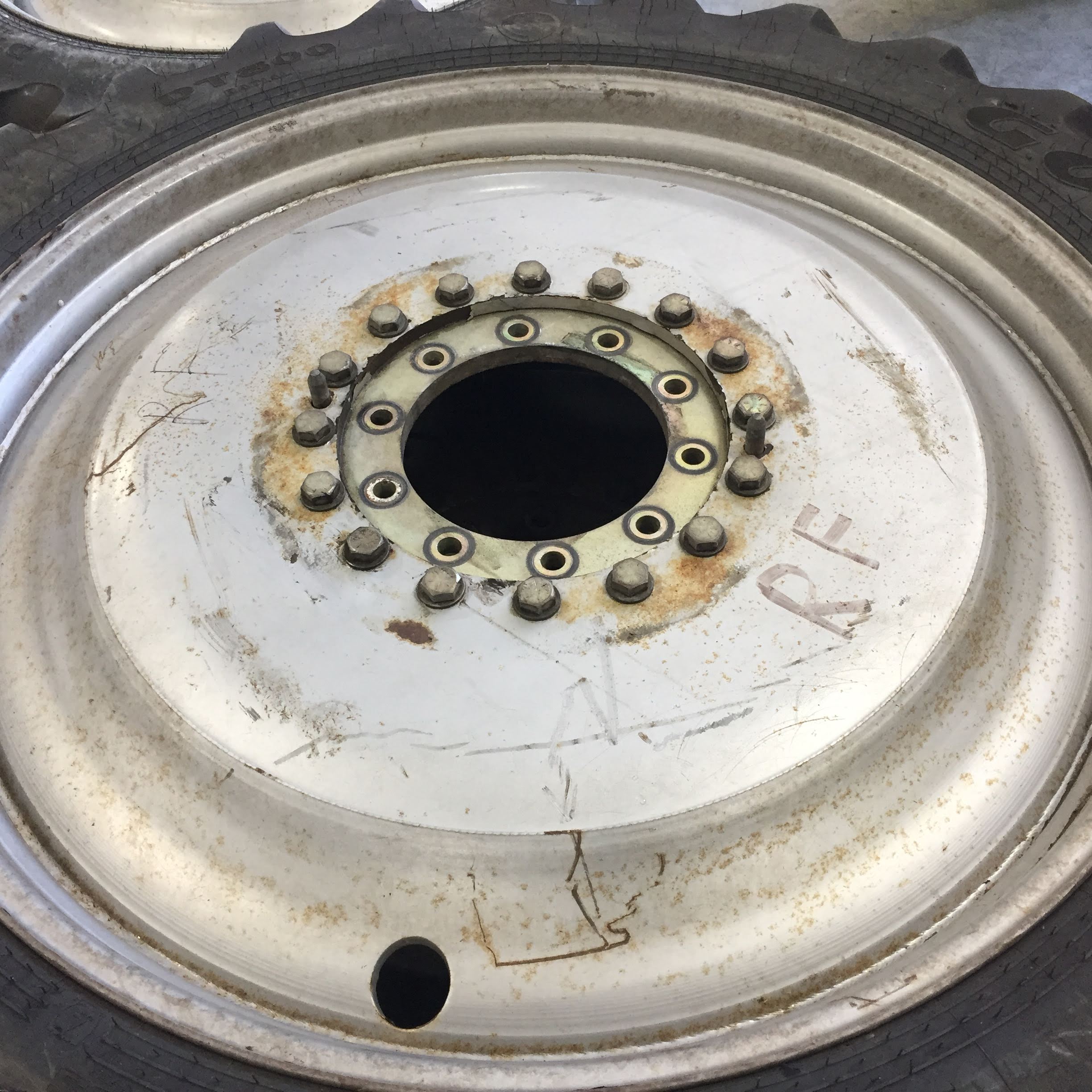 50''D x 10''W Spun Disc Sprayer Wheel WT006098