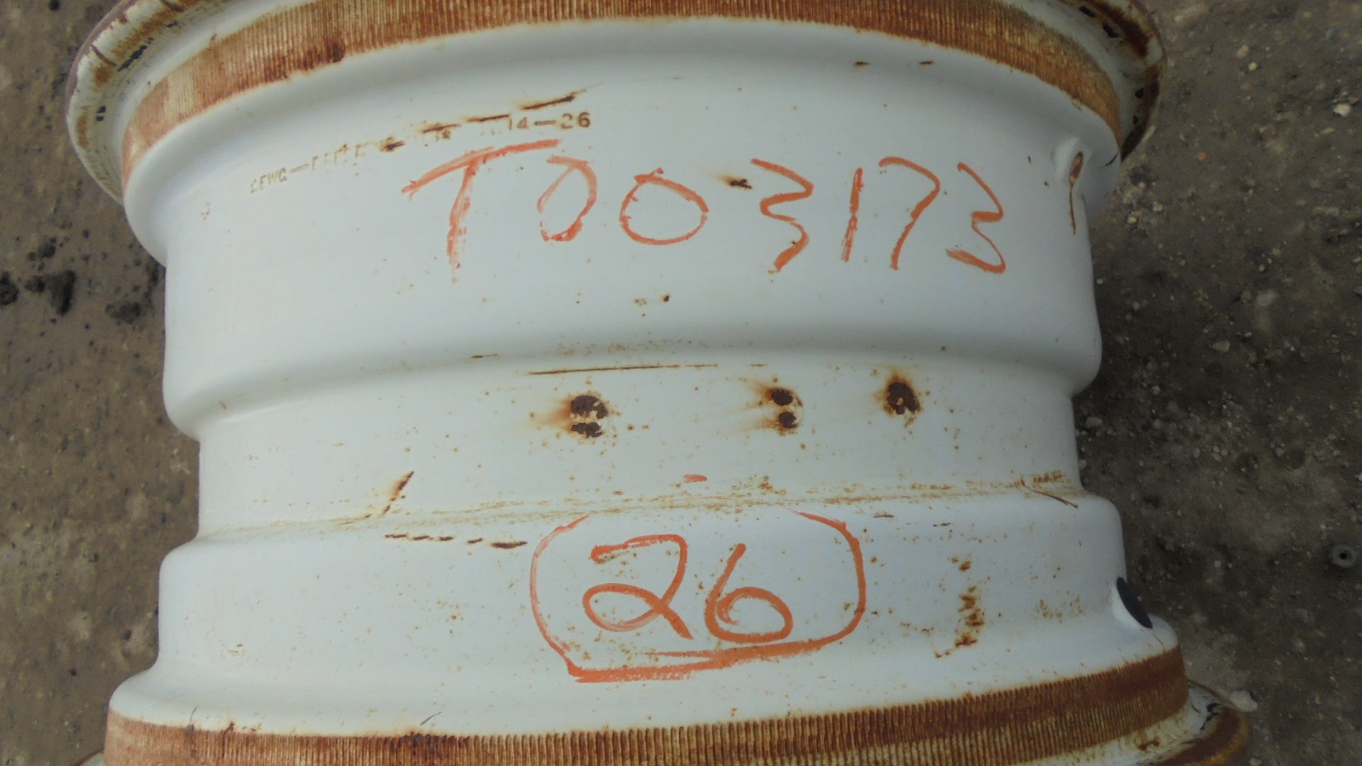 26''D x 14''W Formed Plate Wheel T003173