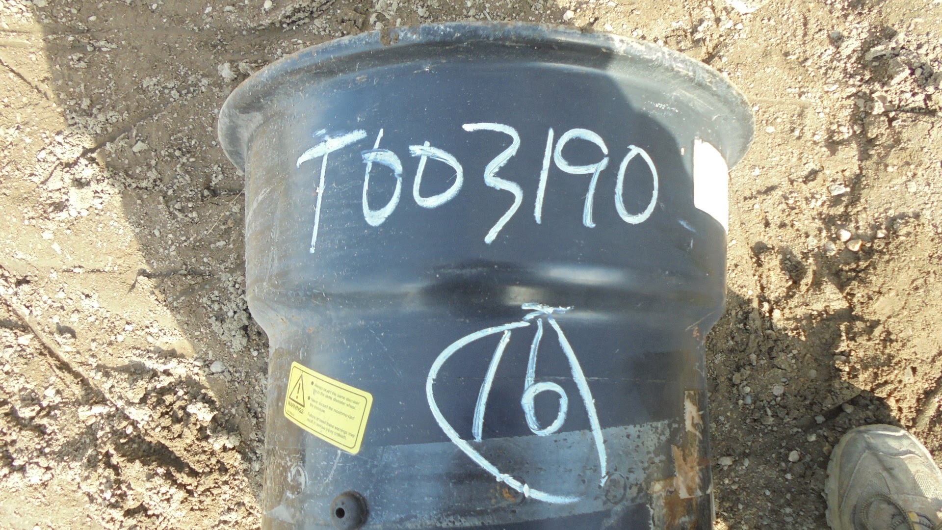 16''D x 16''W Formed Plate Wheel T003190