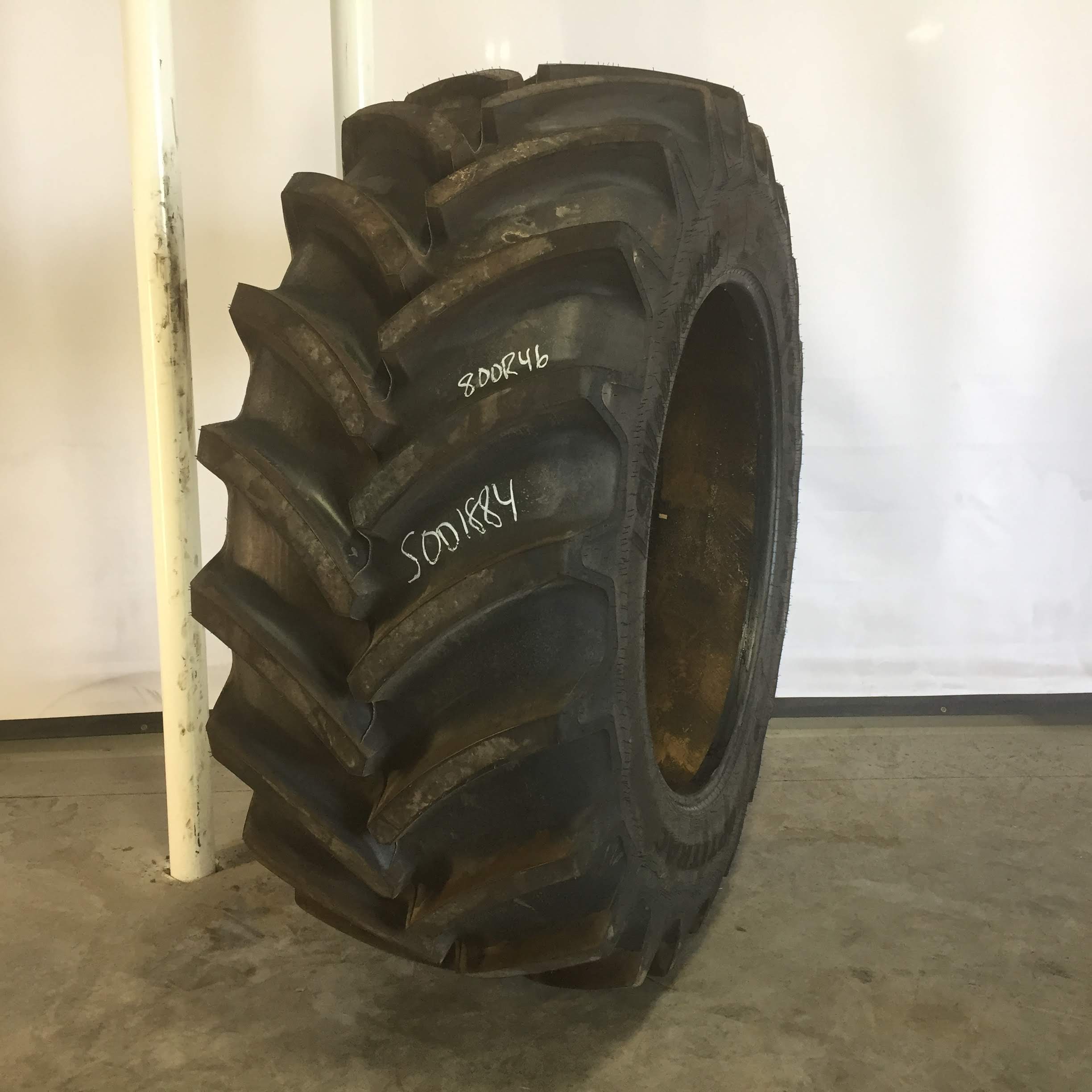 800/55R46 Goodyear Farm DT830 Optitrac R-1W Tire S001884