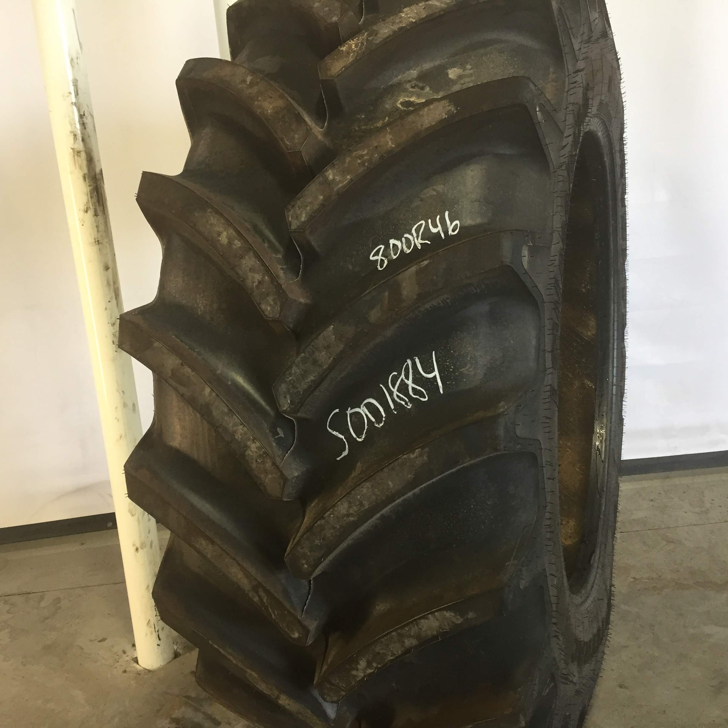 800/55R46 Goodyear Farm DT830 Optitrac R-1W Tire S001884