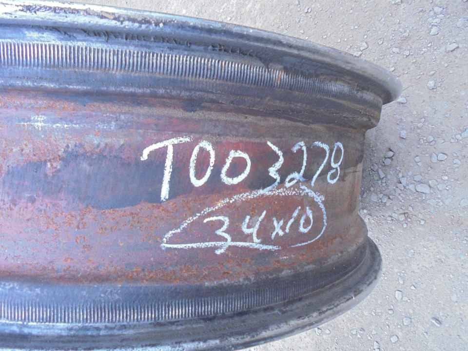 34''D x 10''W Formed Plate Wheel T003278