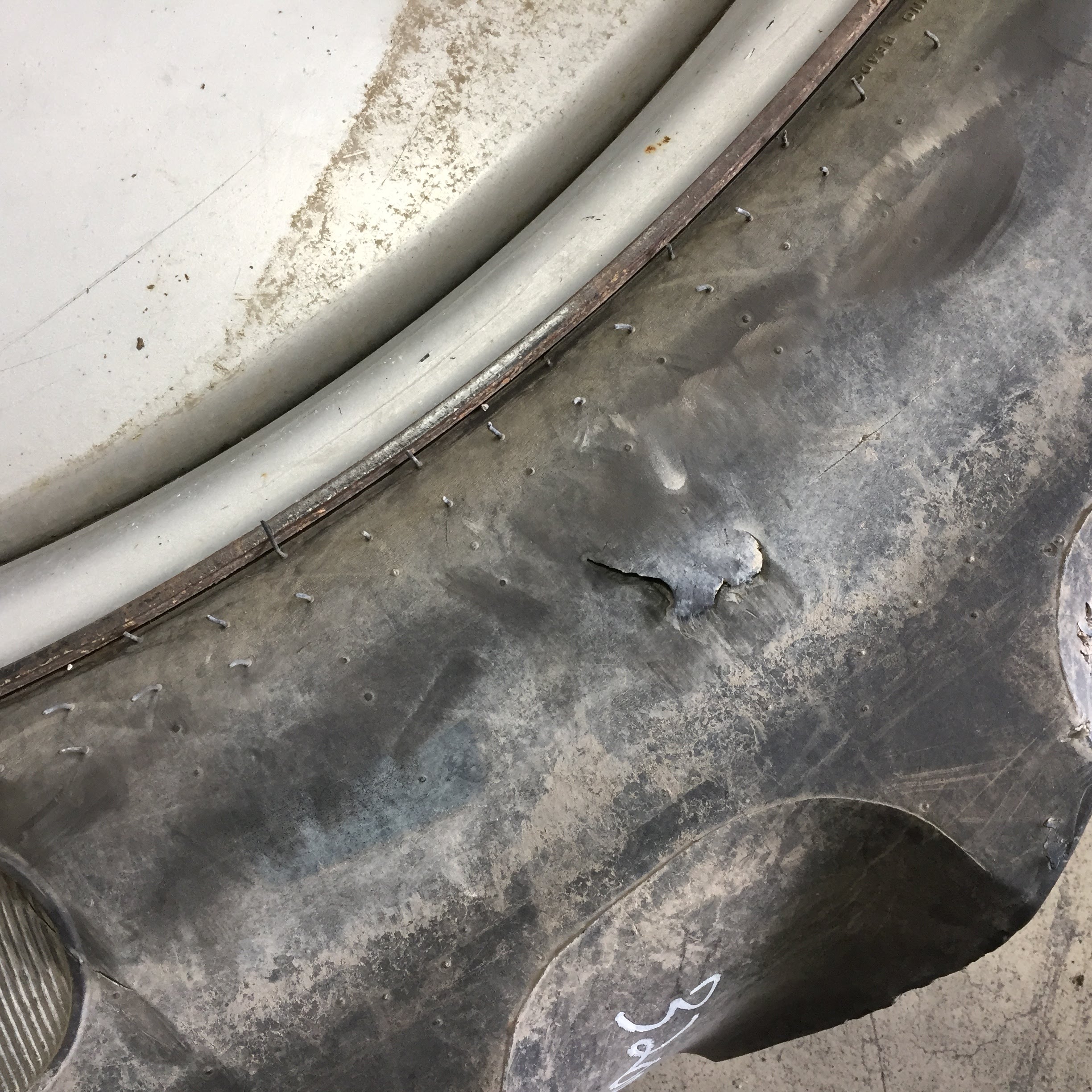 54''D x 10''W Waffle Wheel (Groups of 3 bolts) Wheel WT006286RIM