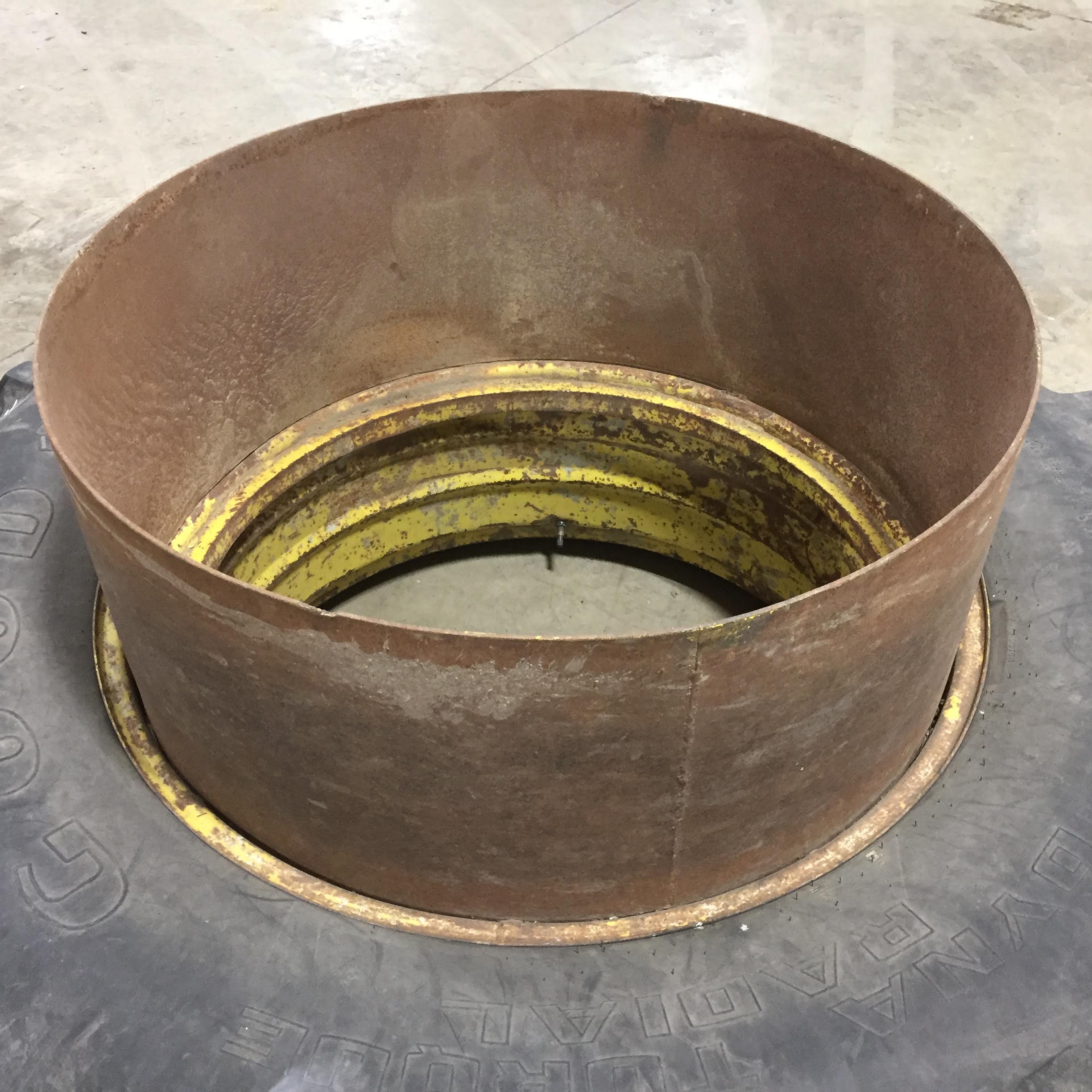 38''D x 16''W Band Dual "L" Rail w/16" band Wheel WT006510