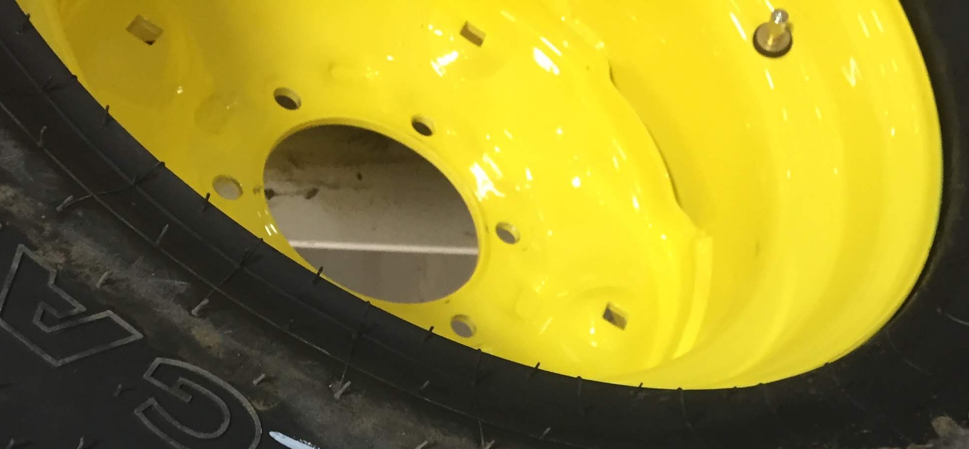 16.5''D x 9.75''W Implement Wheel WT006629