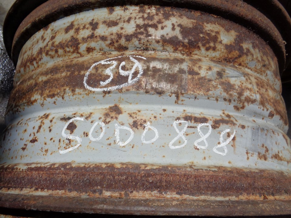 34''D x 15''W Band Dual "L" Rail Wheel S000888