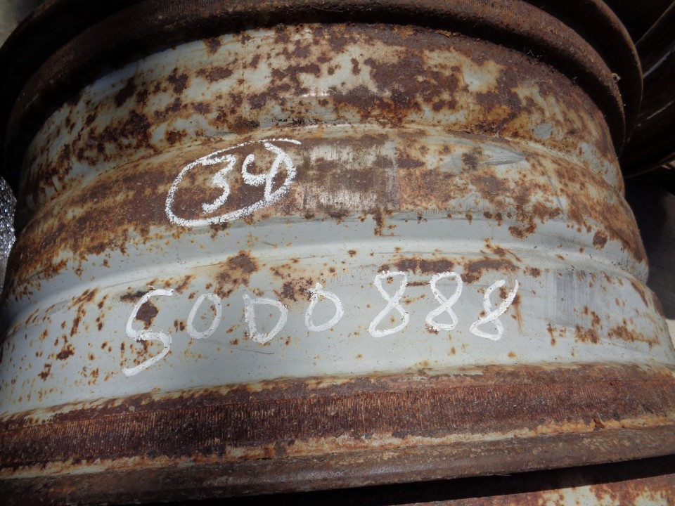 34''D x 15''W Band Dual "L" Rail Wheel S000888