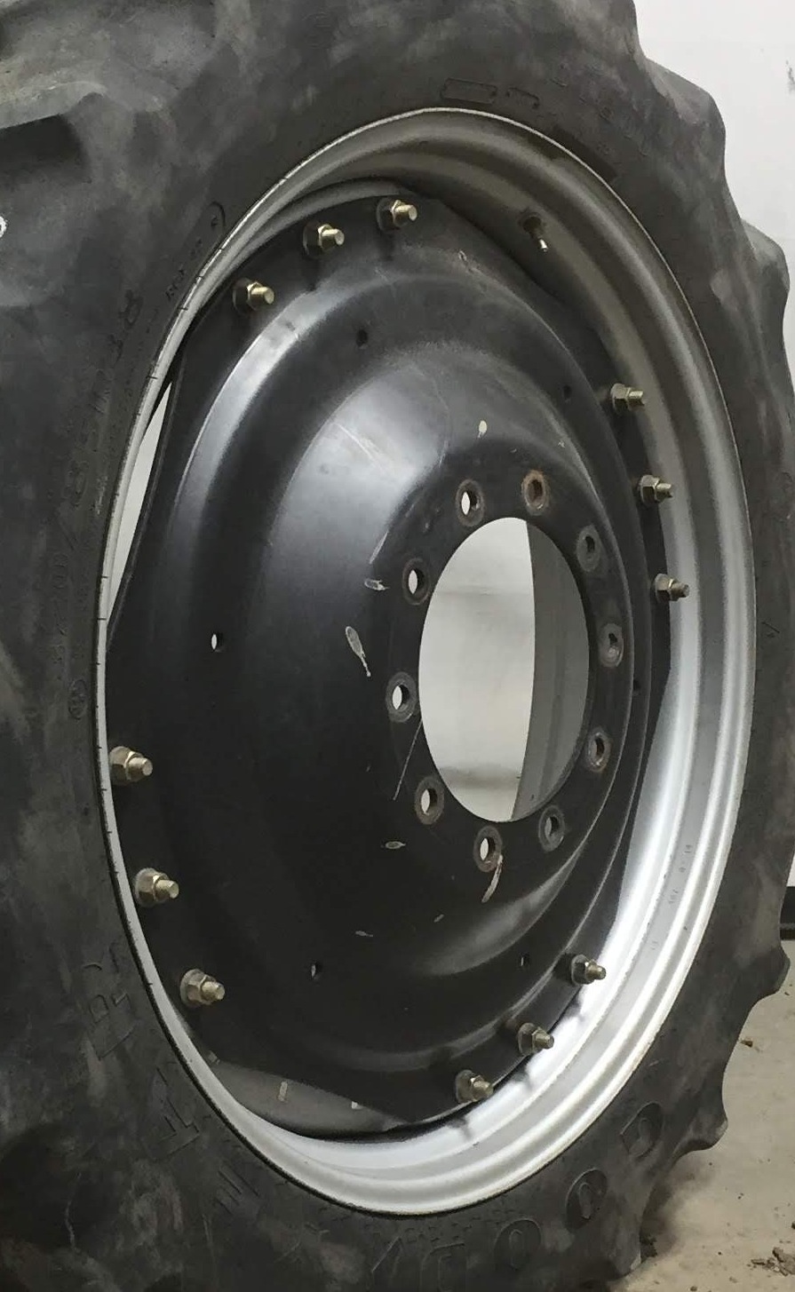 38''D x 10''W Waffle Wheel (Groups of 3 bolts) Wheel WT006863RIM