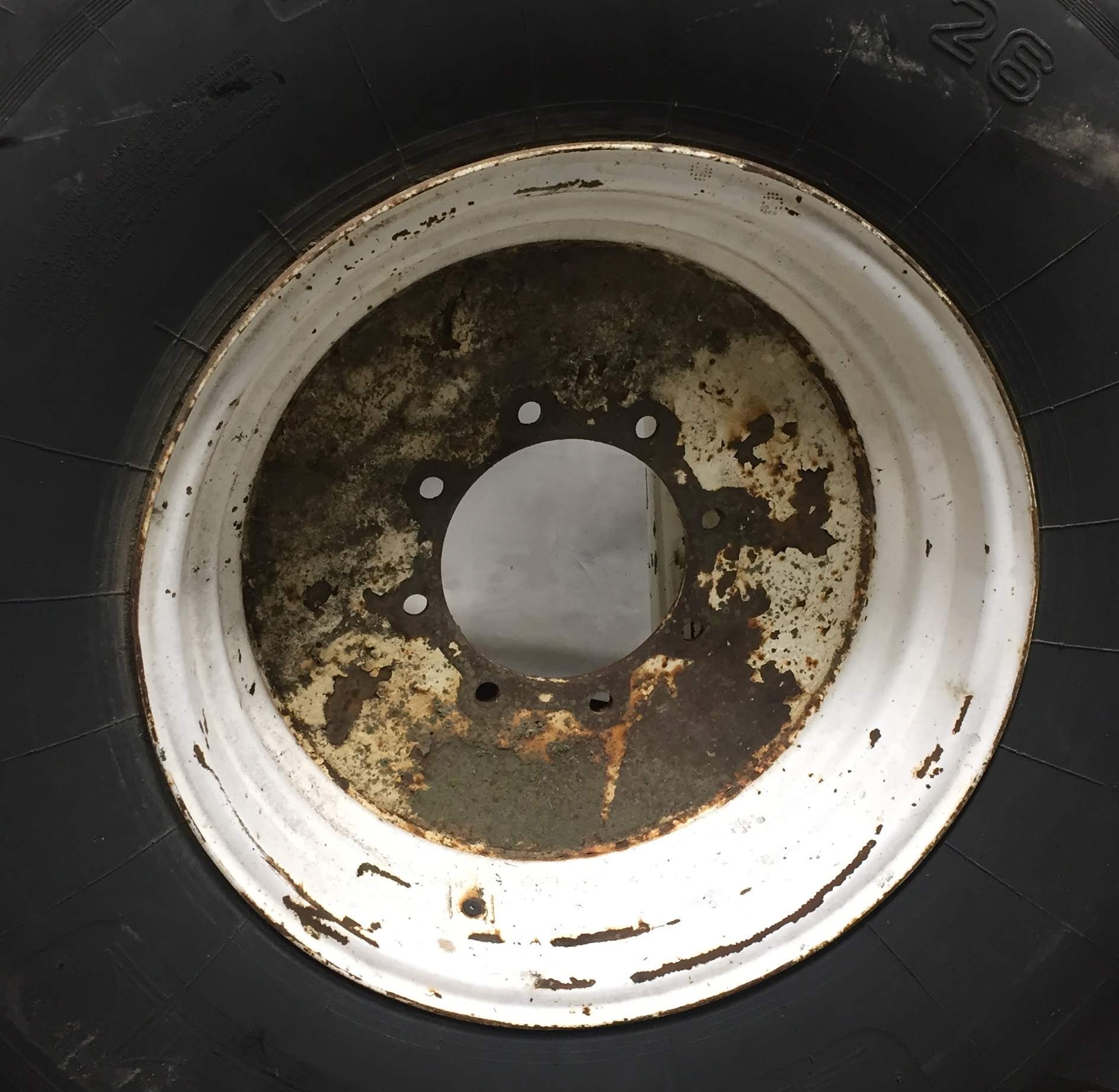 26''D x 20''W Flat Plate Wheel WT006921