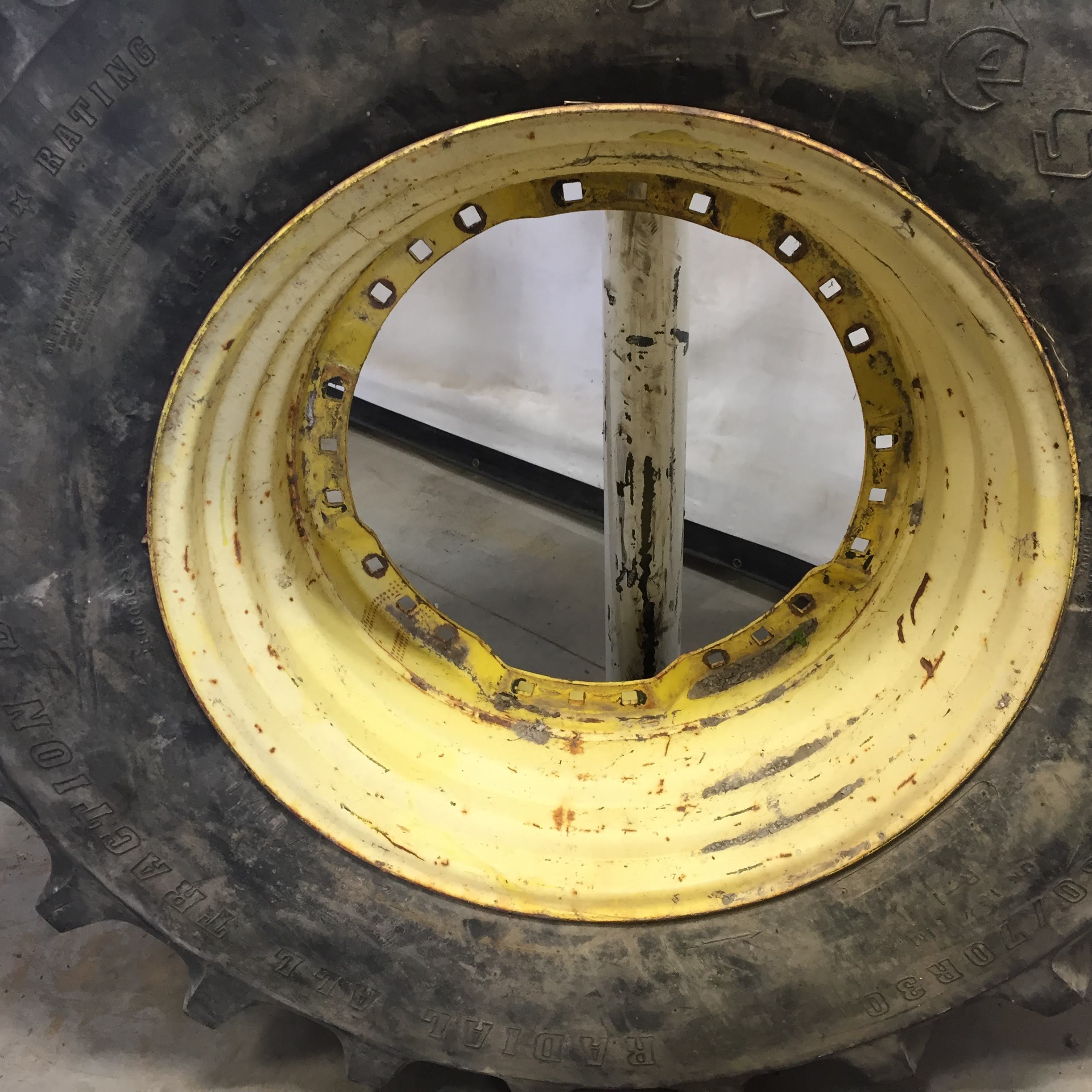 30''D x 15''W Waffle Wheel (Groups of 3 bolts) Wheel WS002193