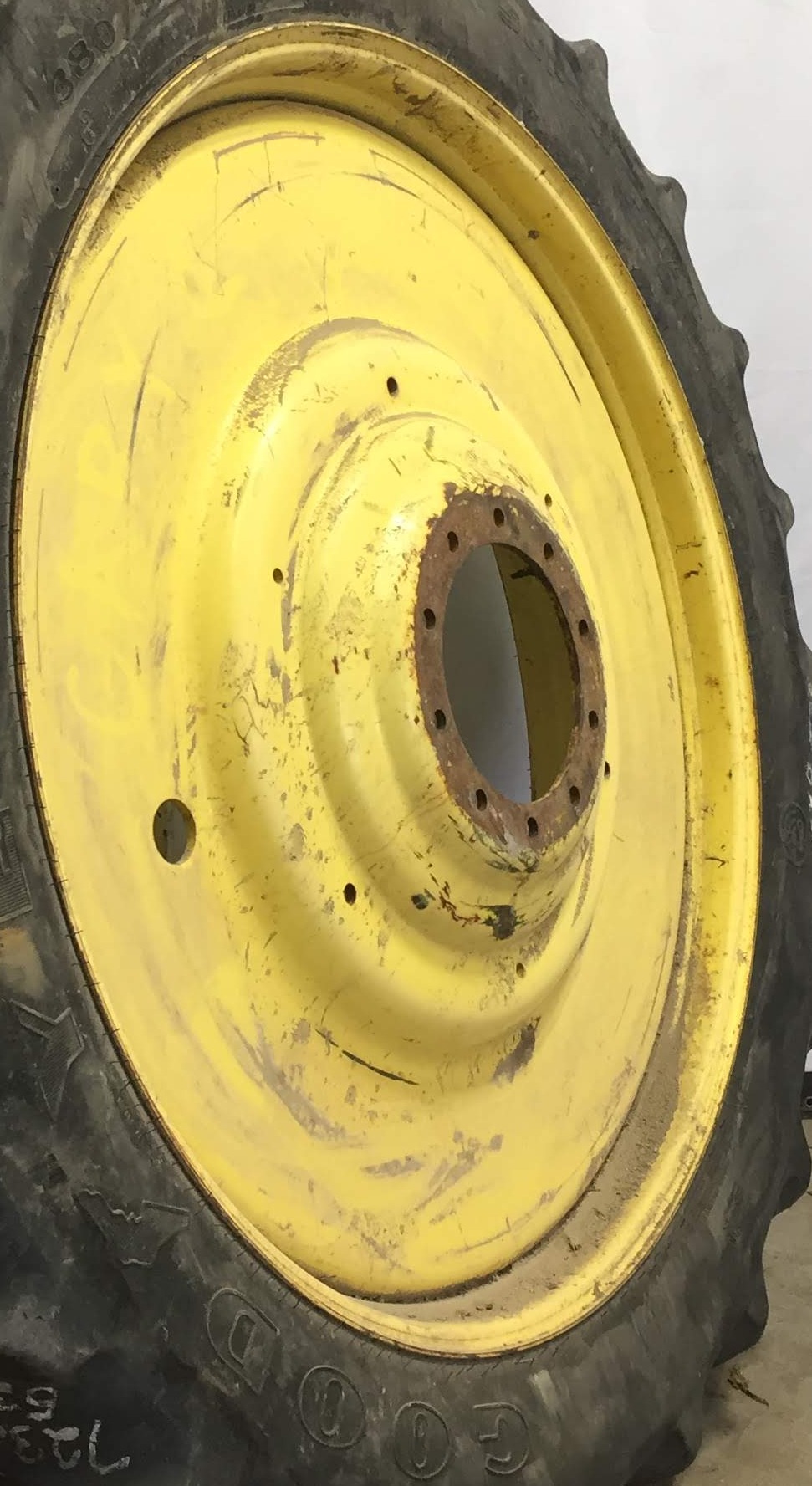 54''D x 12''W Formed Plate W/Weight Holes Wheel WS002253