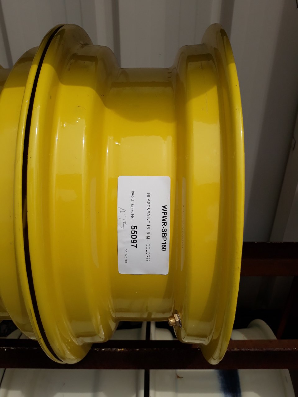 16''D x 6''W Implement Wheel 55097