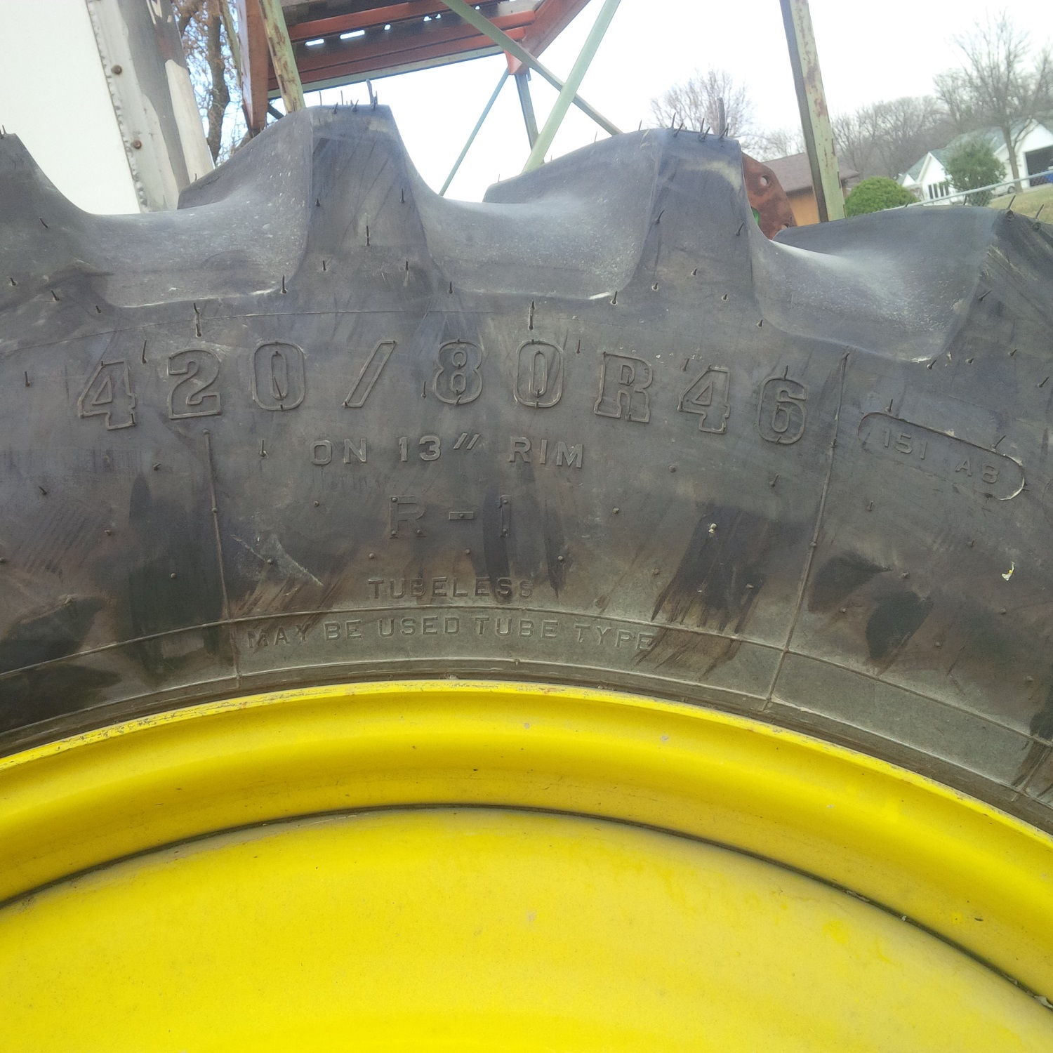 46''D x 13''W Bubble Disc Wheel WS000323-Z