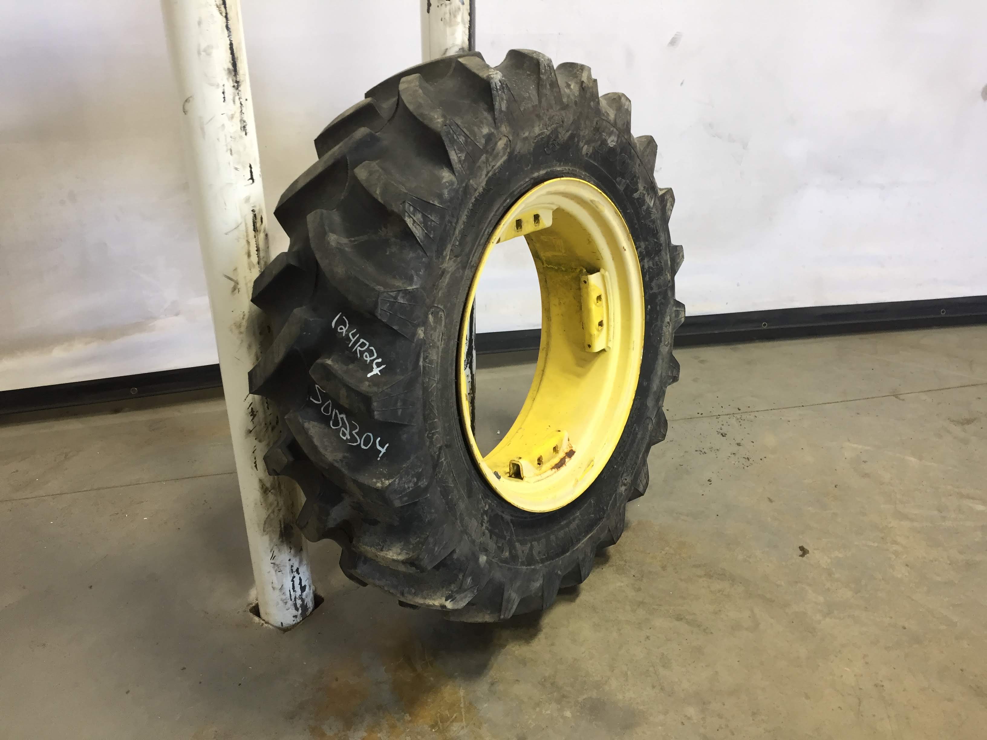 12.4/R24 Goodyear Farm Ultra Grip Radial R-1 Tire-Wheel Assembly S002304