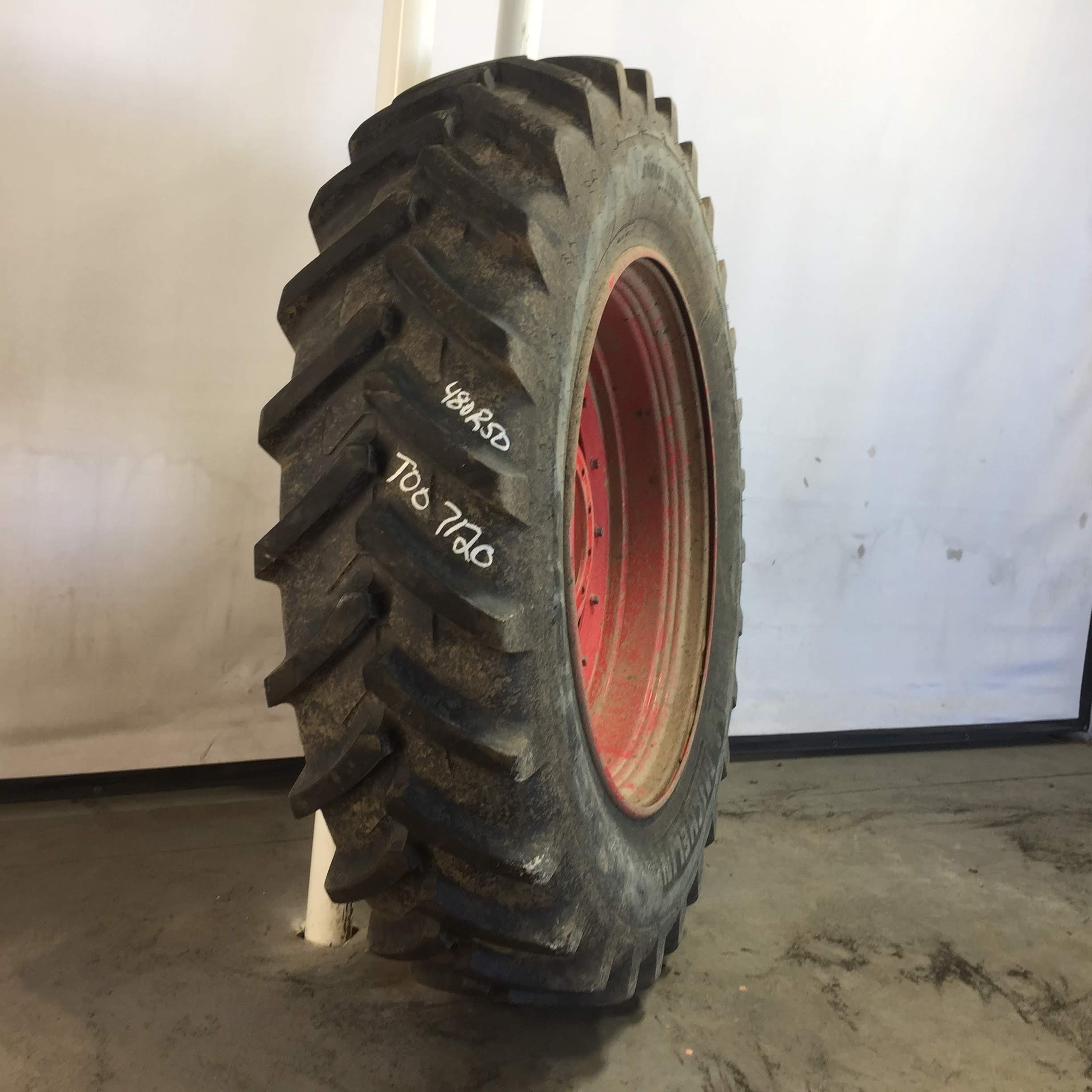 480/95R50 Michelin AgriBib R-1W Stub Disc Tire-Wheel Assembly T007120