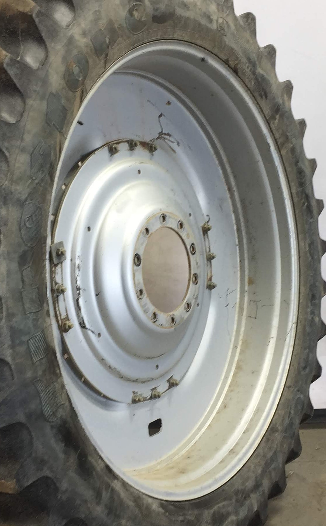 54''D x 12''W Waffle Wheel (Groups of 3 bolts) Wheel WT007155RIM