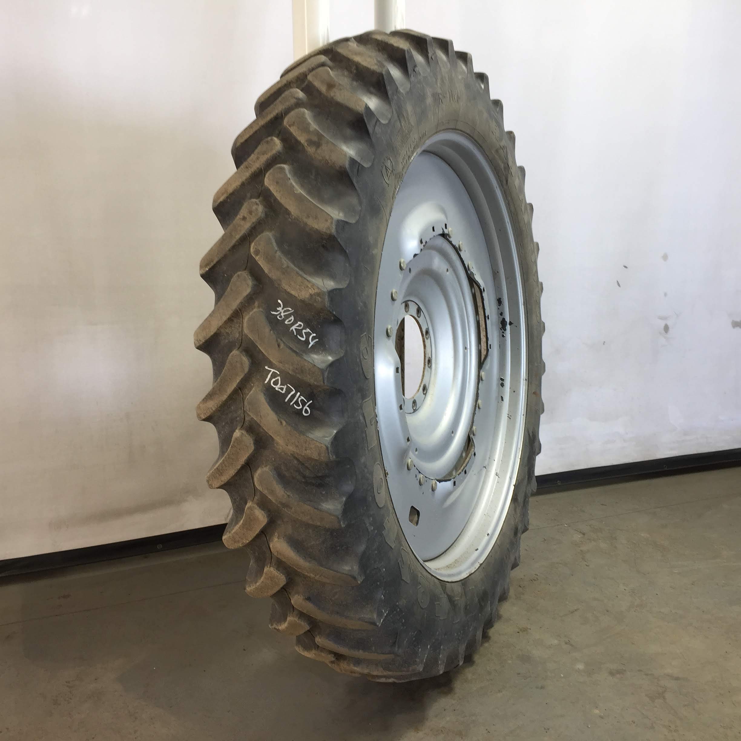 380/90R54 Firestone Radial 9000 R-1W Waffle Wheel (Groups of 3 bolts) Tire-Wheel Assembly T007156