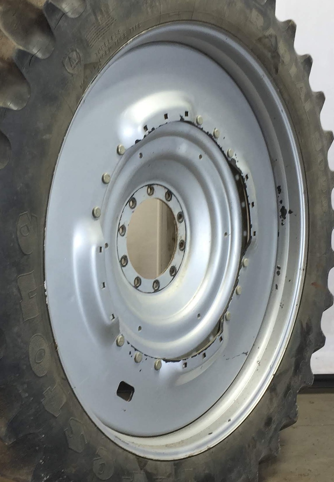 54''D x 12''W Waffle Wheel (Groups of 3 bolts) Wheel WT007156RIM