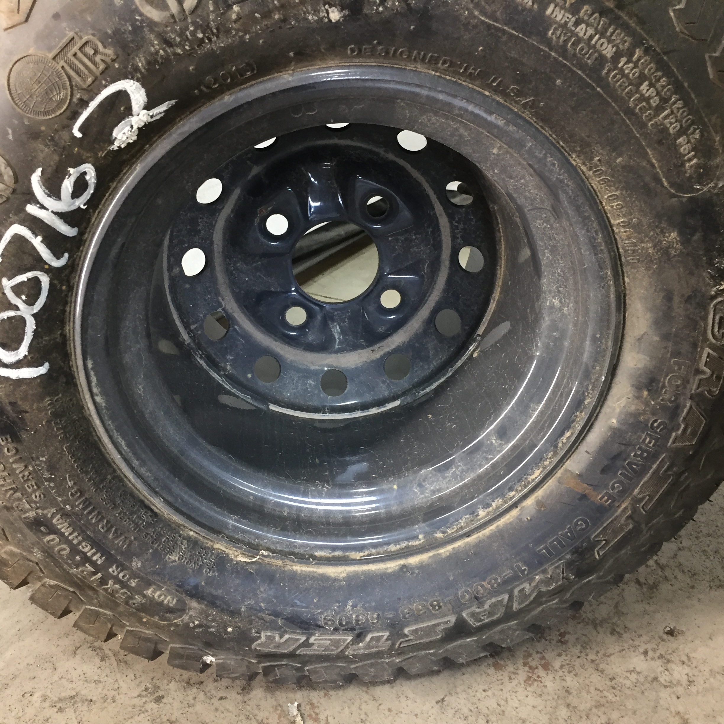 25/12.00-12 OTR GrassMaster G-3 Tire-Wheel Assembly T007162