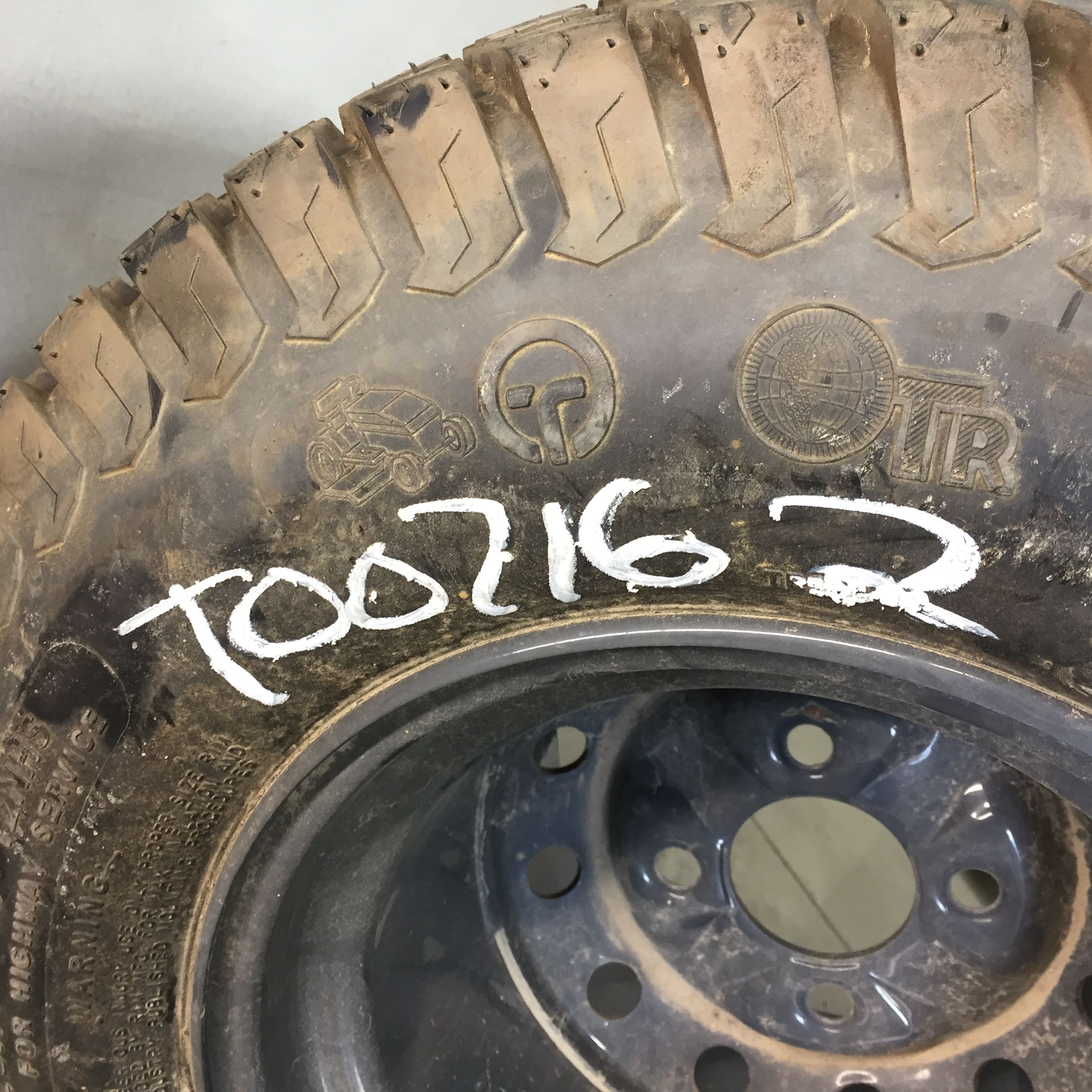 25/12.00-12 OTR GrassMaster G-3 Tire-Wheel Assembly T007162