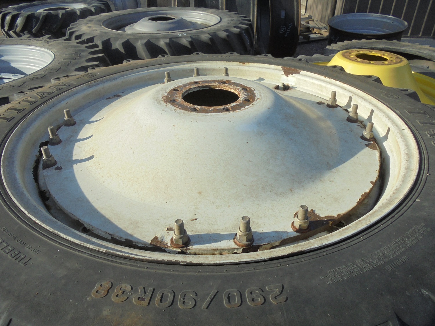 38''D x 10''W Waffle Wheel (Groups of 3 bolts) Wheel T003340RIM-Z