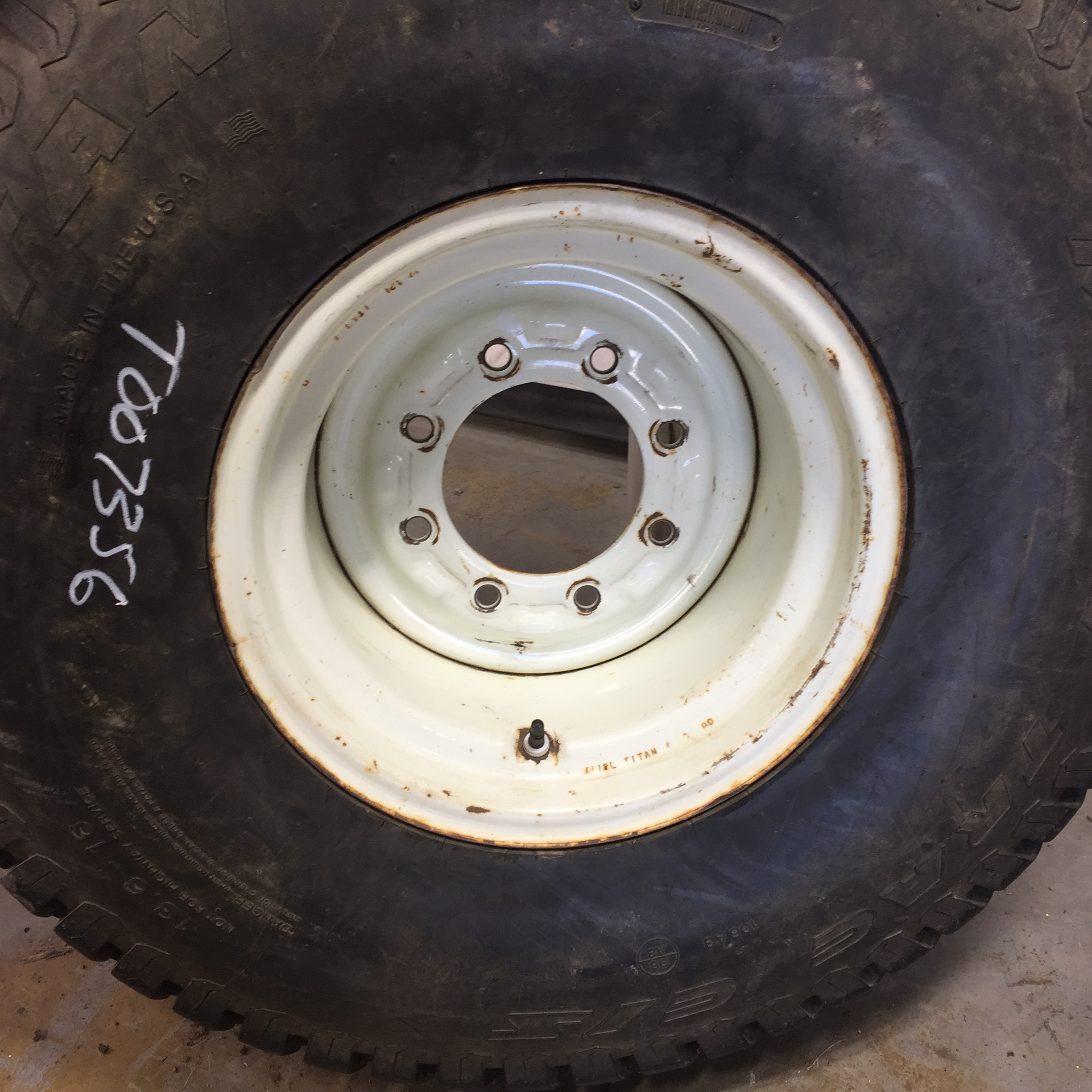 16''D x 12''W Implement Wheel WT007356
