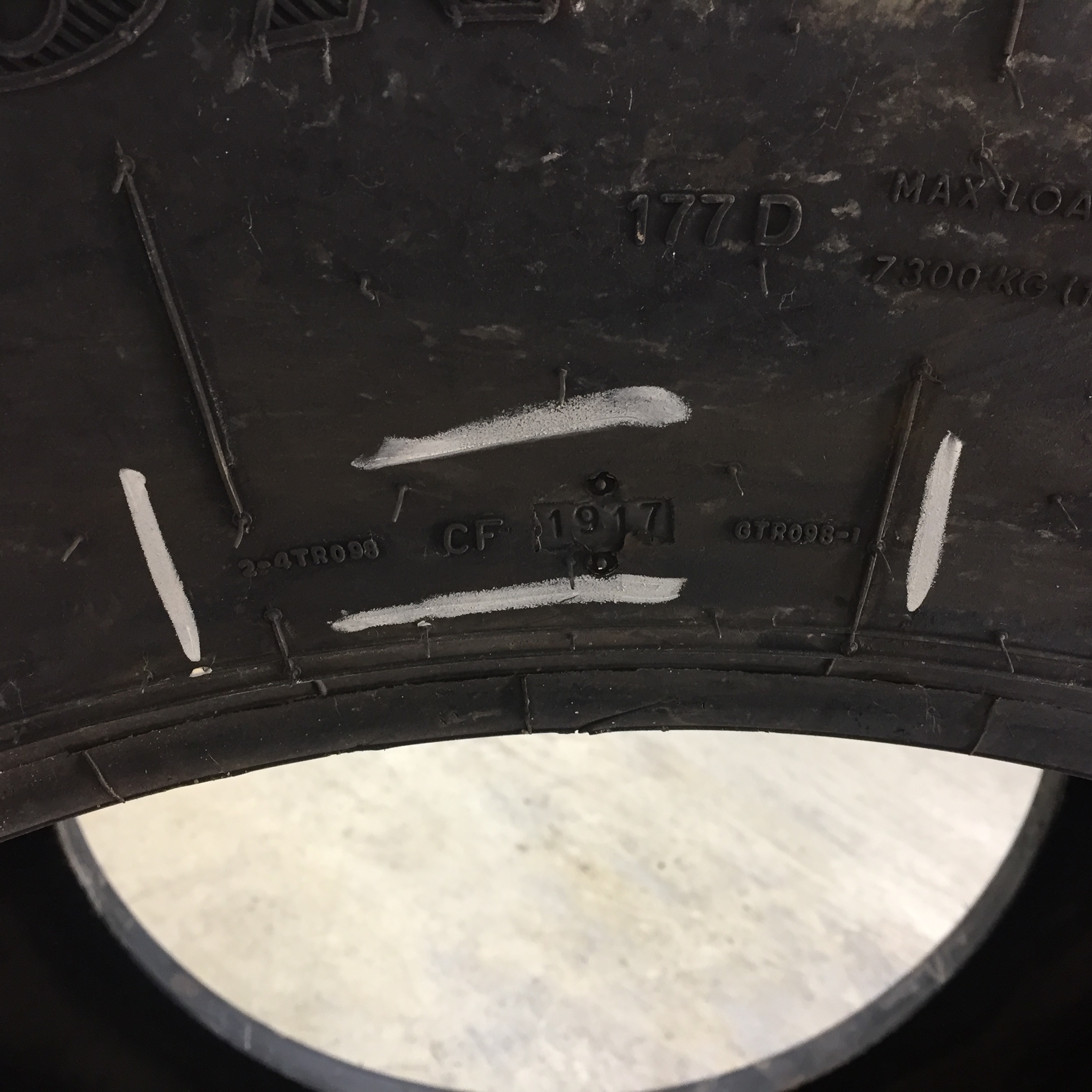 710/60R30 Goodyear Farm Super Traction Radial R-1W Tire 007836