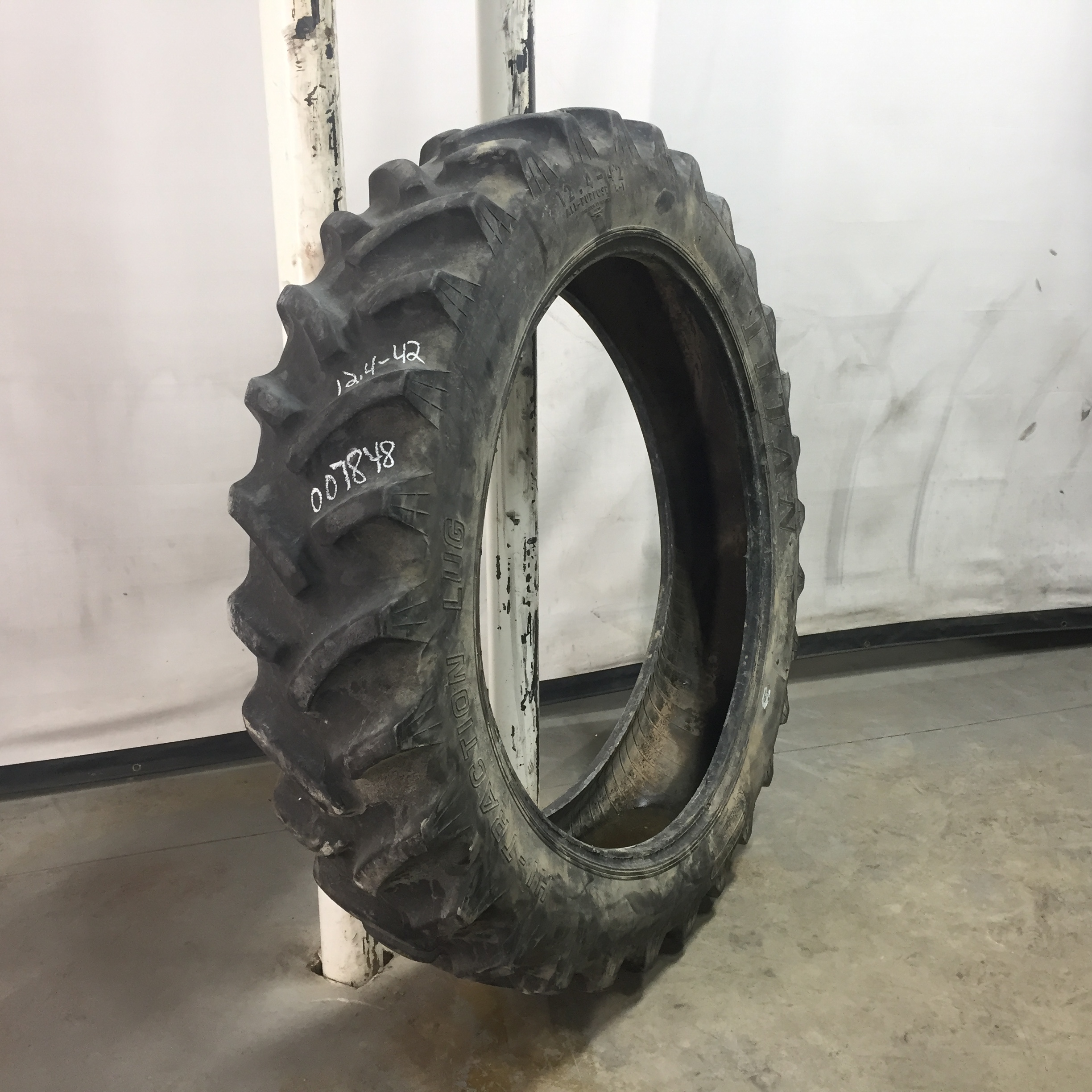 12.4/-42 Titan Farm Hi Traction Lug R-1 Tire 007848
