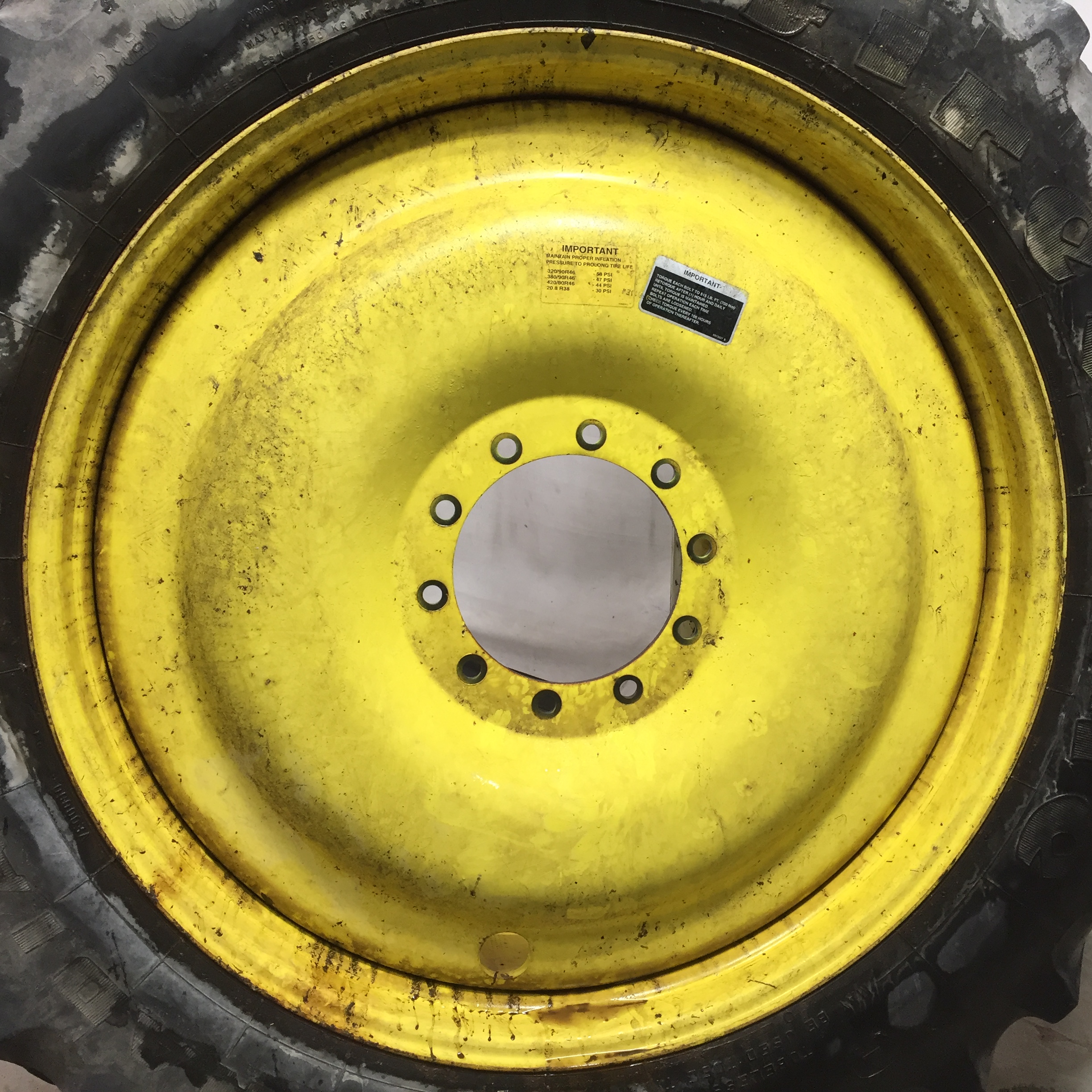 46''D x 12''W Bubble Disc Wheel WT007648