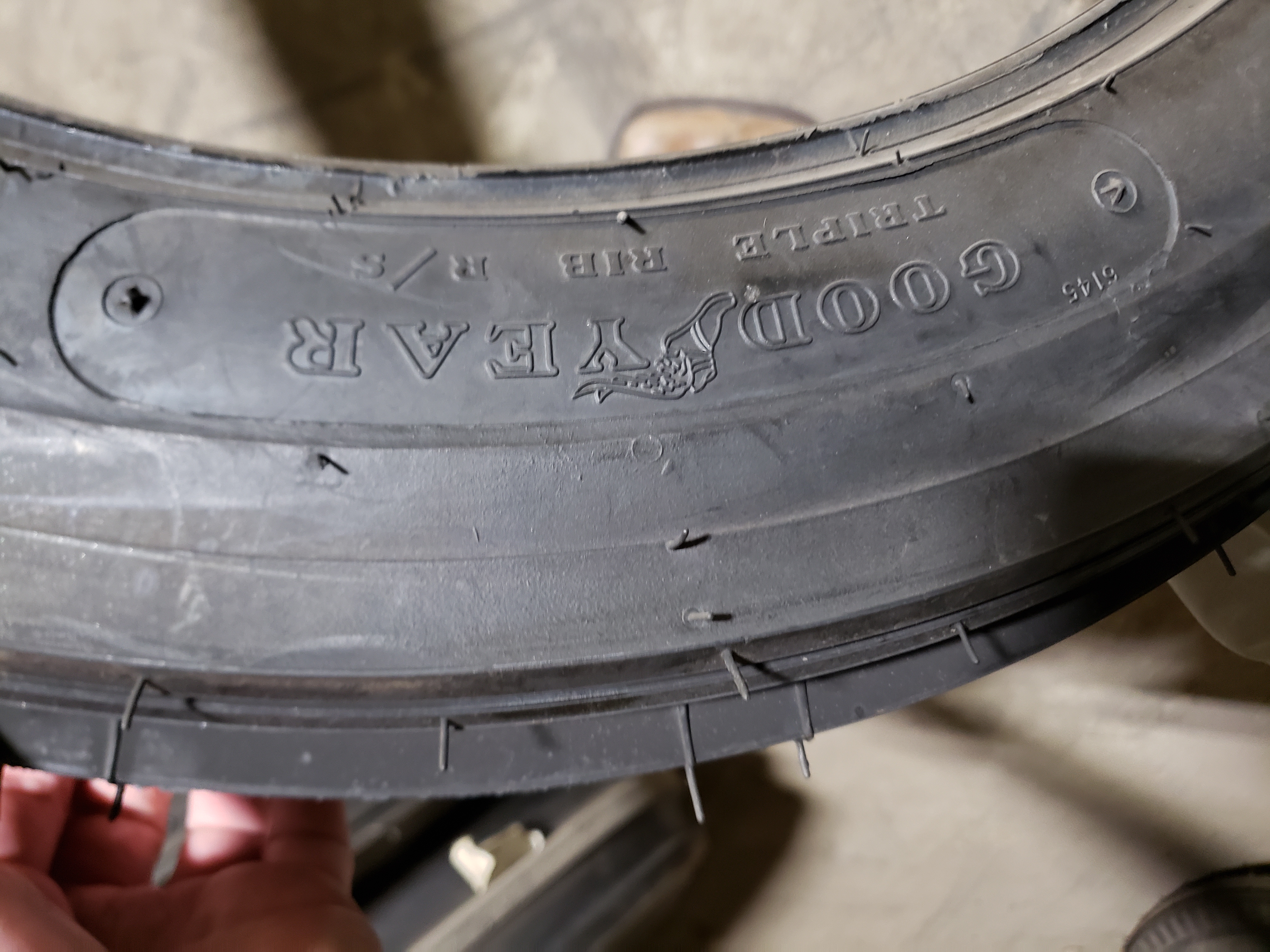 4.00/-19 Goodyear Farm Triple Rib RS F-2 Tire TRR233