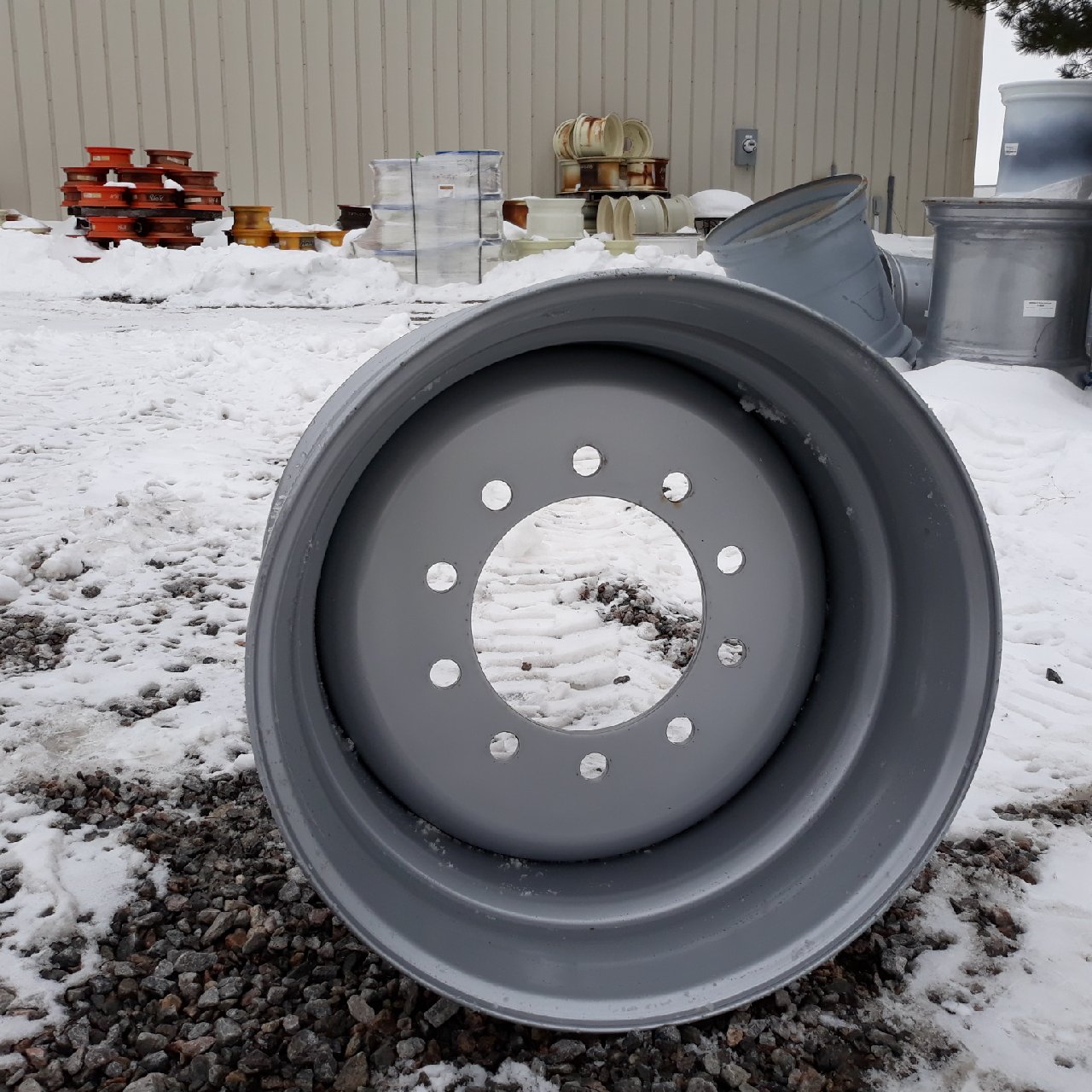 22.5''D x 13''W Budd Stud Pilot Wheel Wheel 225.13.124