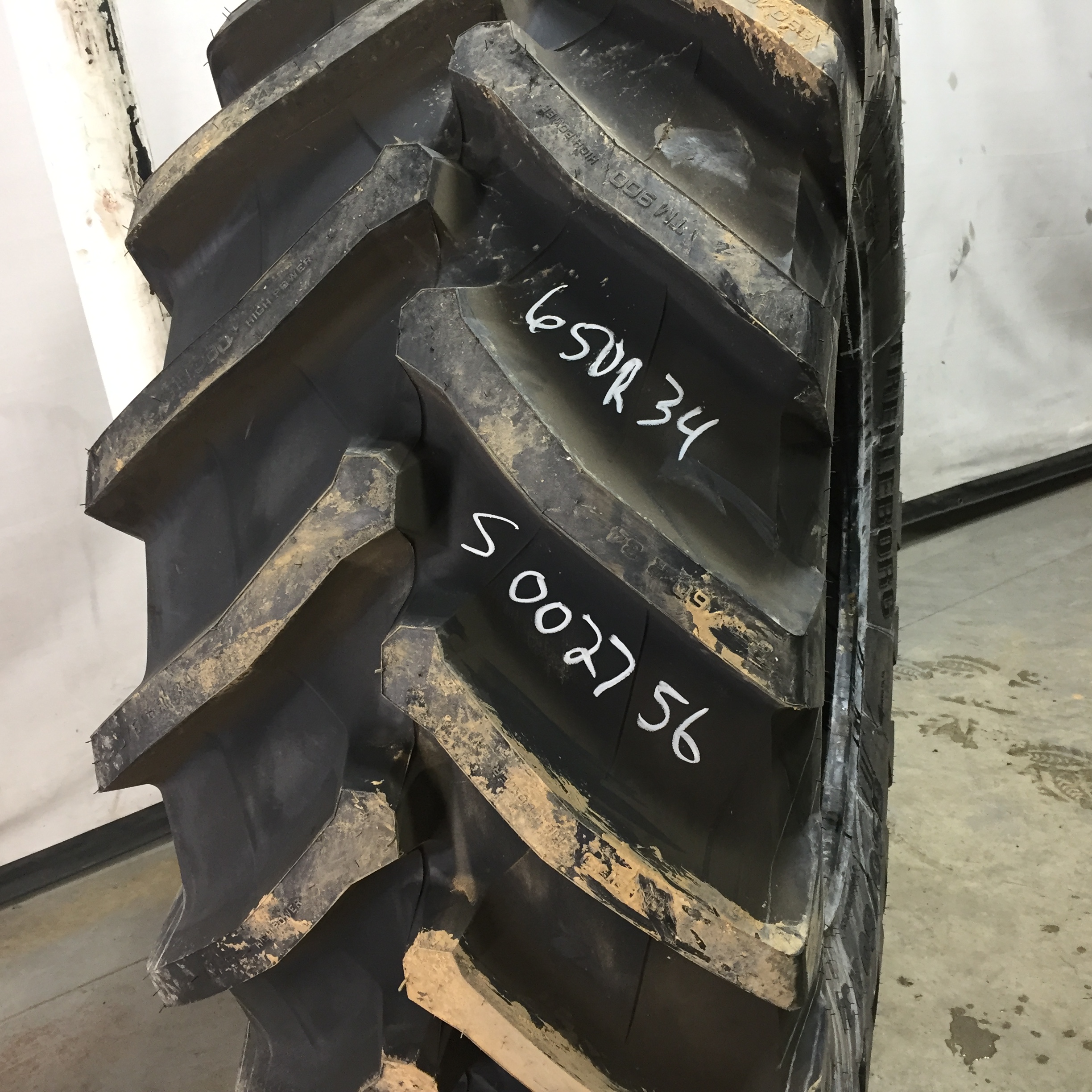 650/60R34 Trelleborg TM900 High Power R-1W Tire S002756