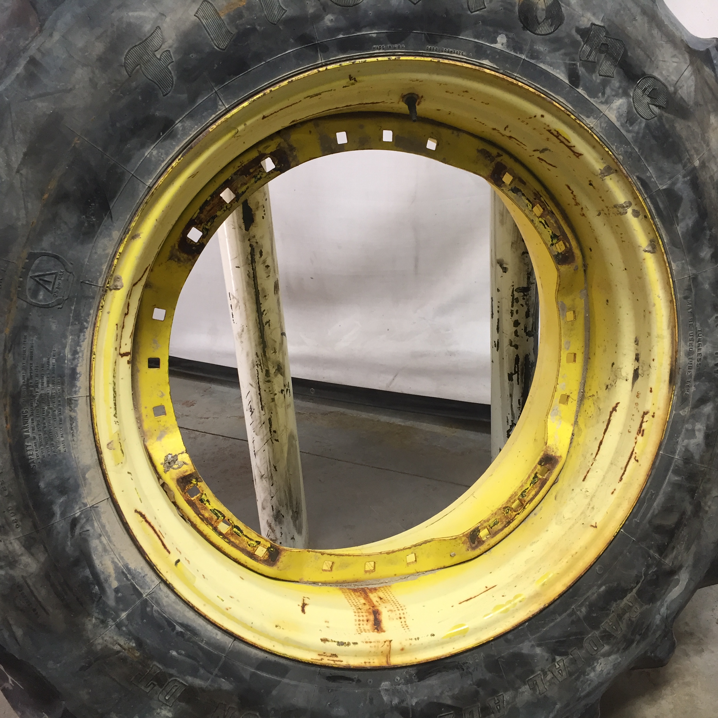 34''D x 15''W Waffle Wheel (Groups of 3 bolts) Wheel WS002781