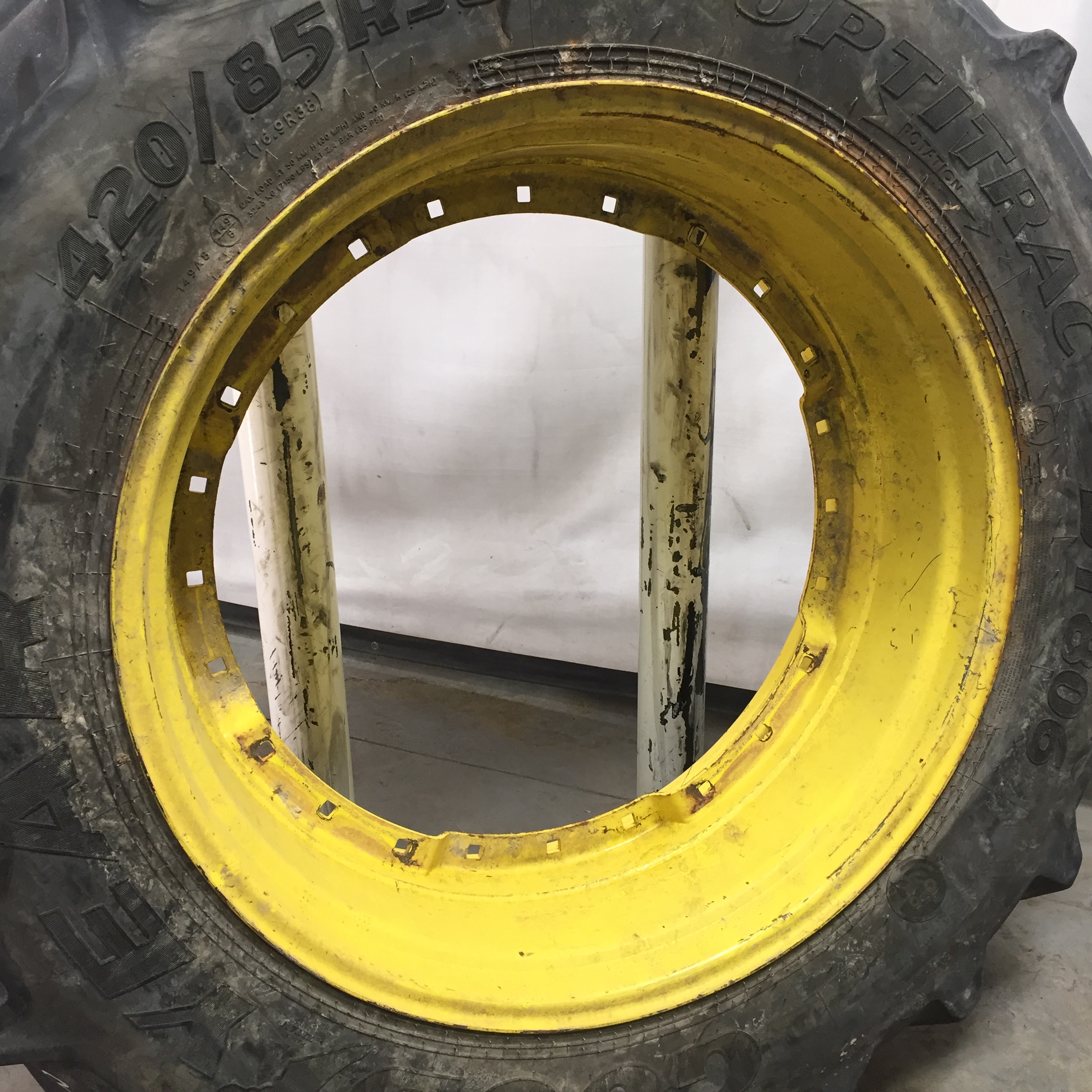 38''D x 15''W Waffle Wheel (Groups of 3 bolts) Wheel WS002783