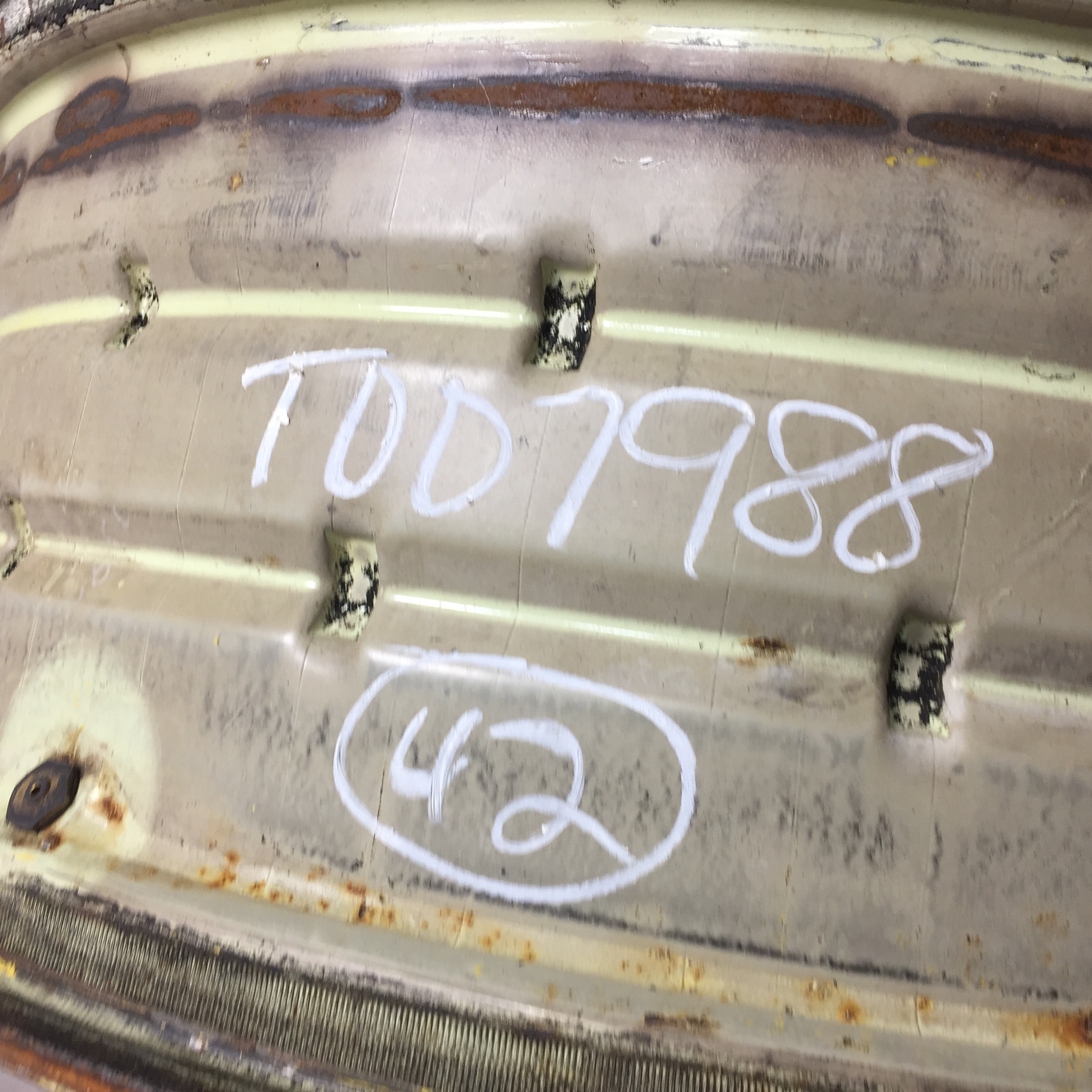 42''D x 16''W Formed Plate Wheel T007988