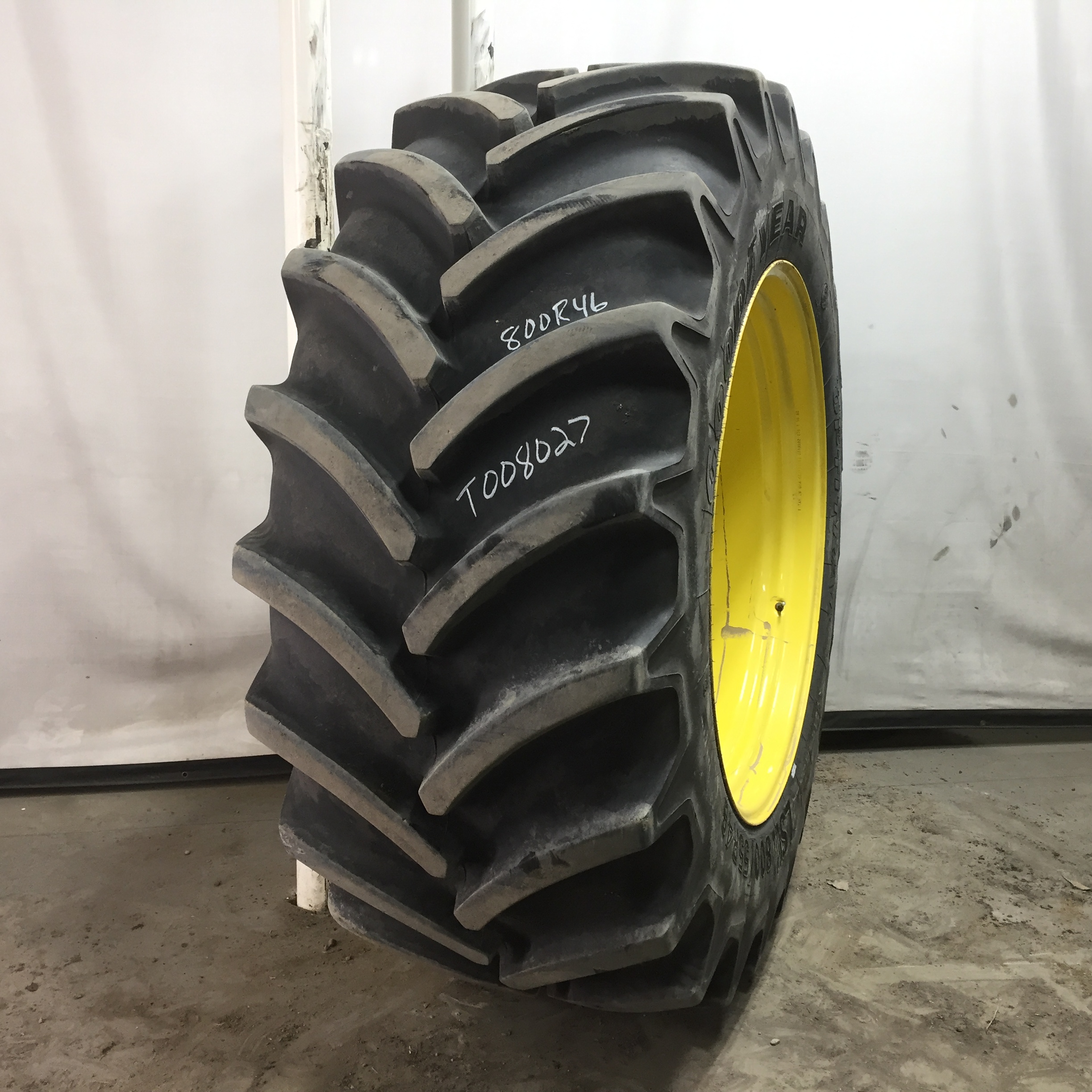 800/55R46 Goodyear Farm DT830 Optitrac R-1W Tire RT008027