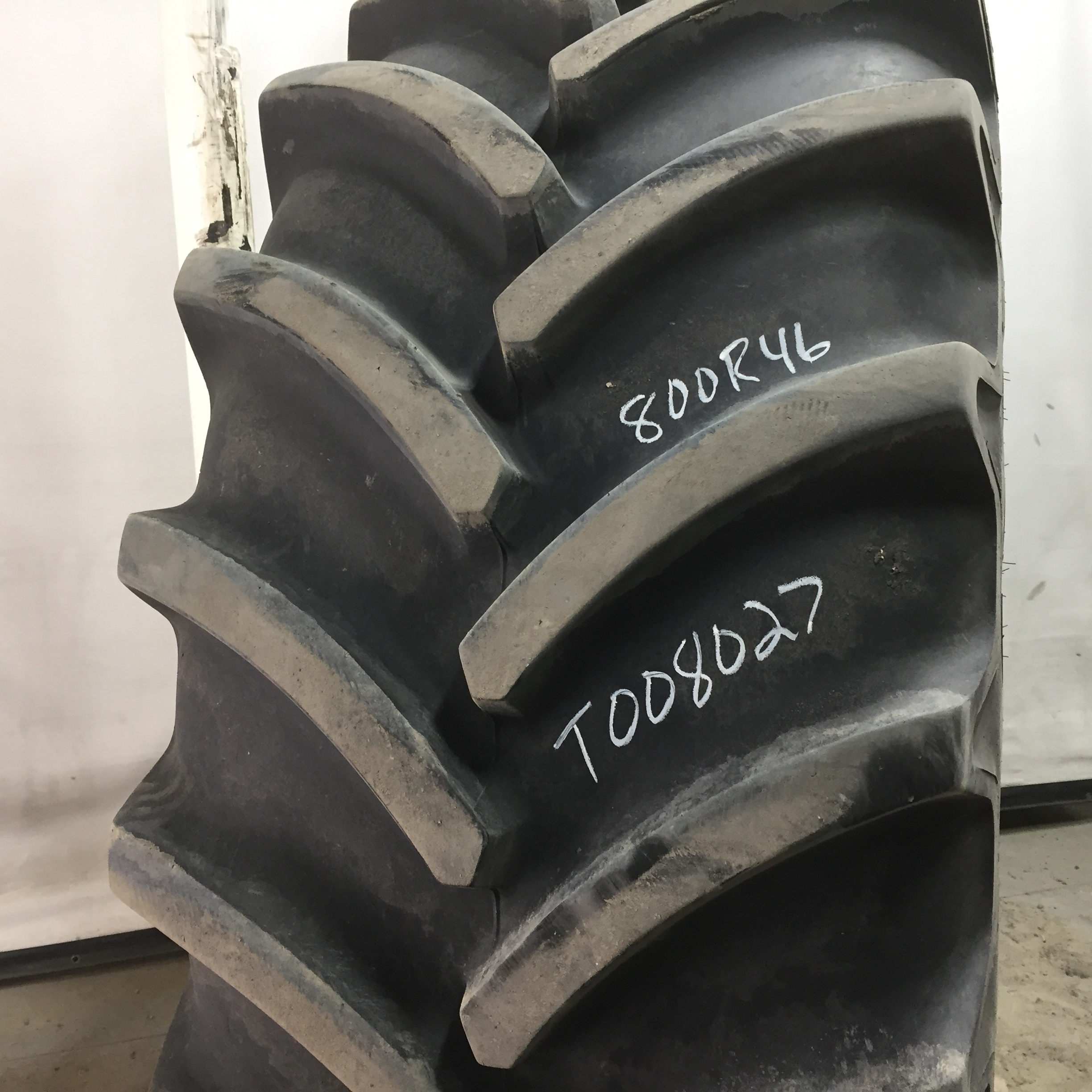 800/55R46 Goodyear Farm DT830 Optitrac R-1W Tire-Wheel Assembly T008027