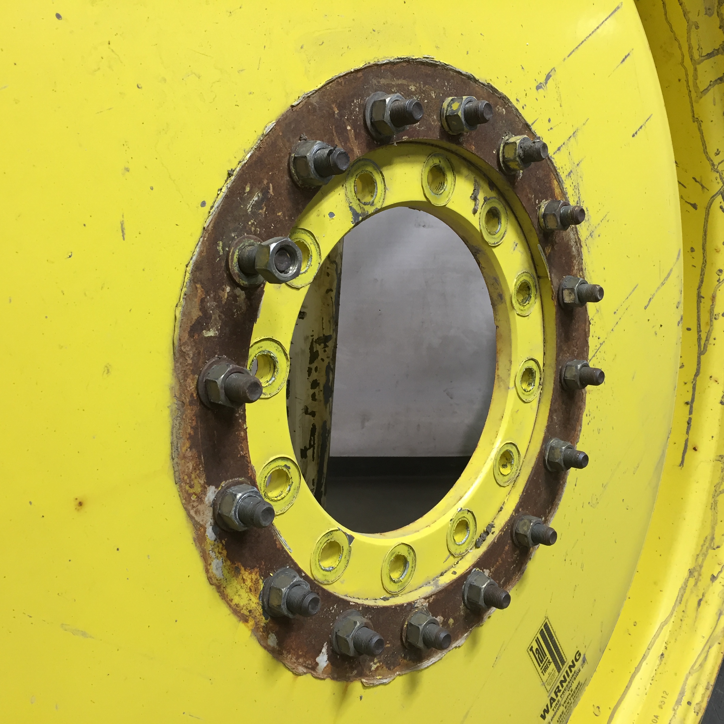 54''D x 10''W Spun Disc Sprayer Wheel WT008071